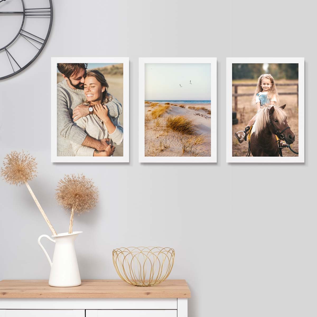 PHOTOLINI Bilderrahmen 3er Set breite Rahmen, günstig online kaufen