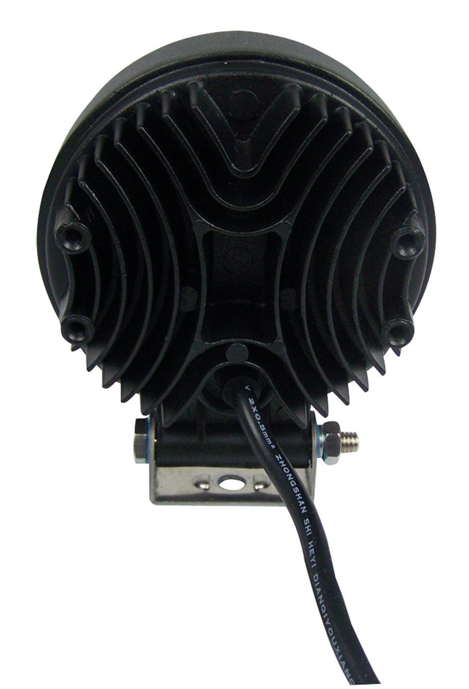 Berger & Schröter LED Arbeitsleuchte rund 9x3 W, 1890 Lumen, 9 x Hochleistungs-LED Epistar, 6000K, Aluminiumgehäuse, IP67