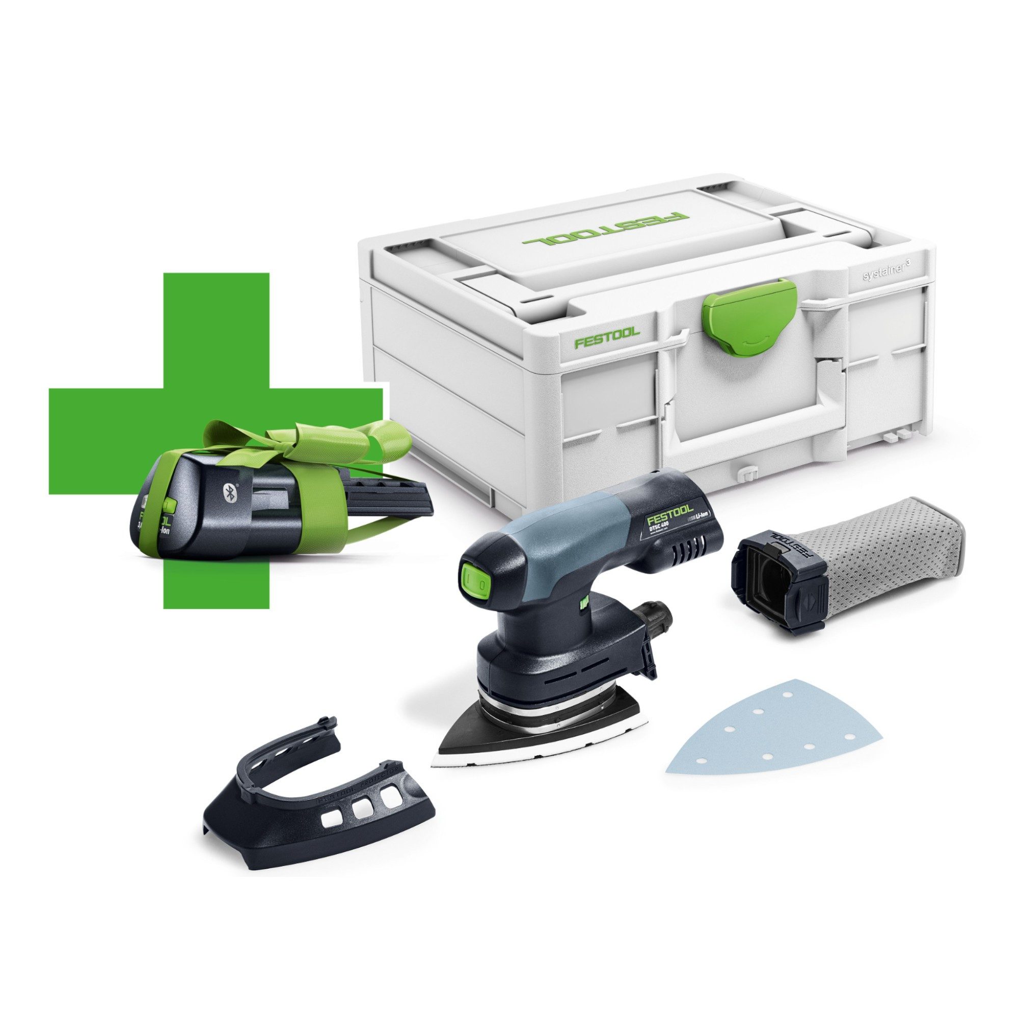 FESTOOL DTSC 400-Basic-ERGO 18 V (577029) + 1x Akku 3,0 Ah + Systainer Baustellenradio