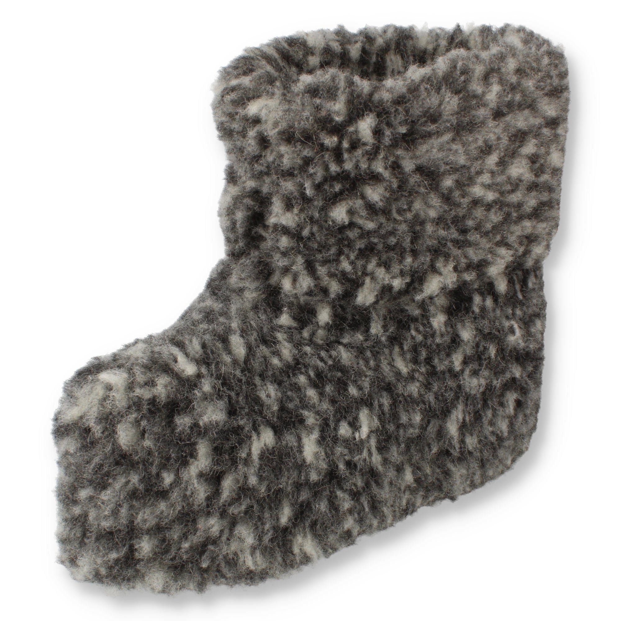 filsko Nordkapp Warme Wollsocken HausSchuhe für Damen und Herren Hausschuh mit wolle gefüttert, wärmend