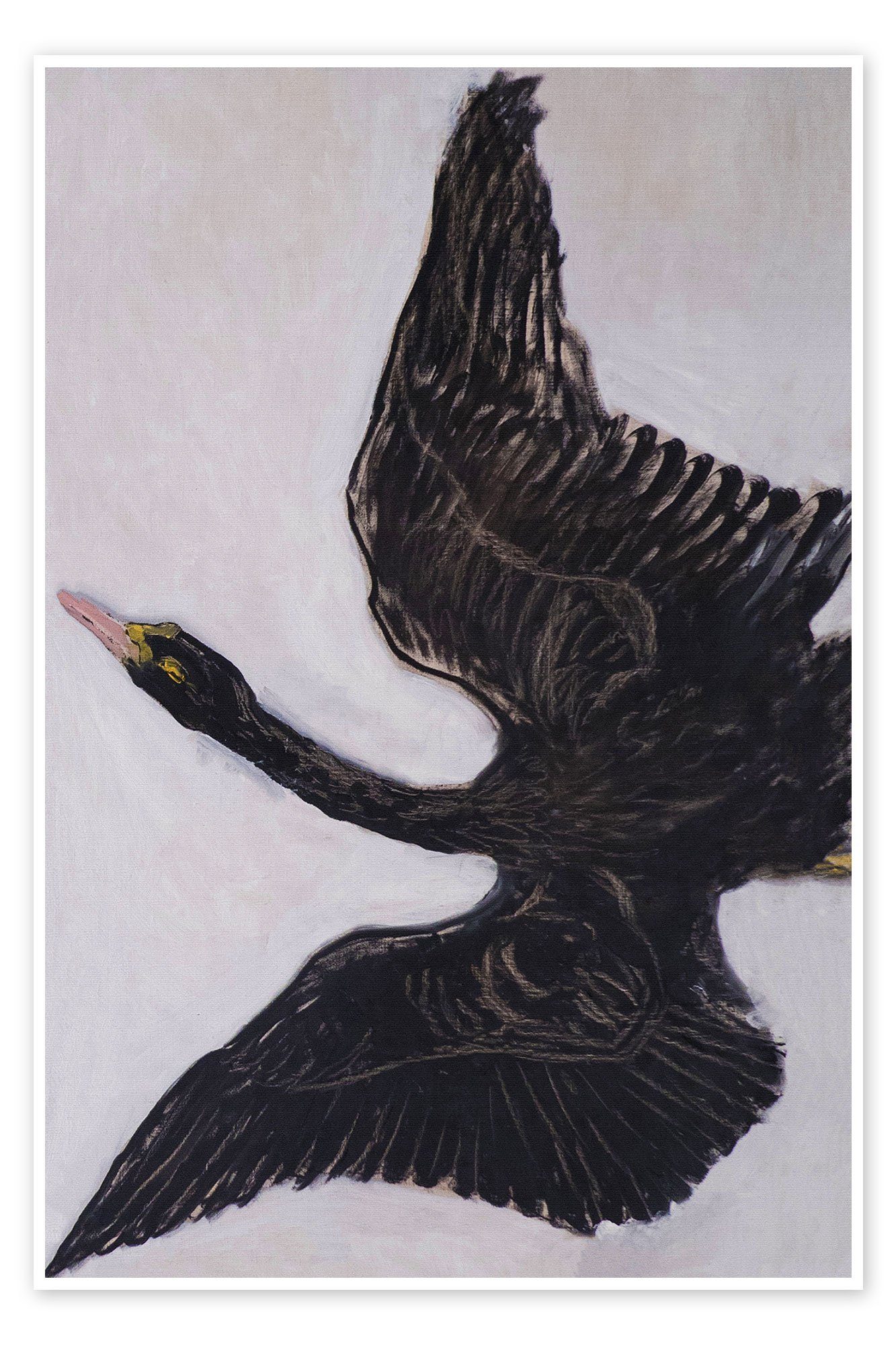 Posterlounge Poster Hilma af Klint, The Black Swan, Modern Malerei