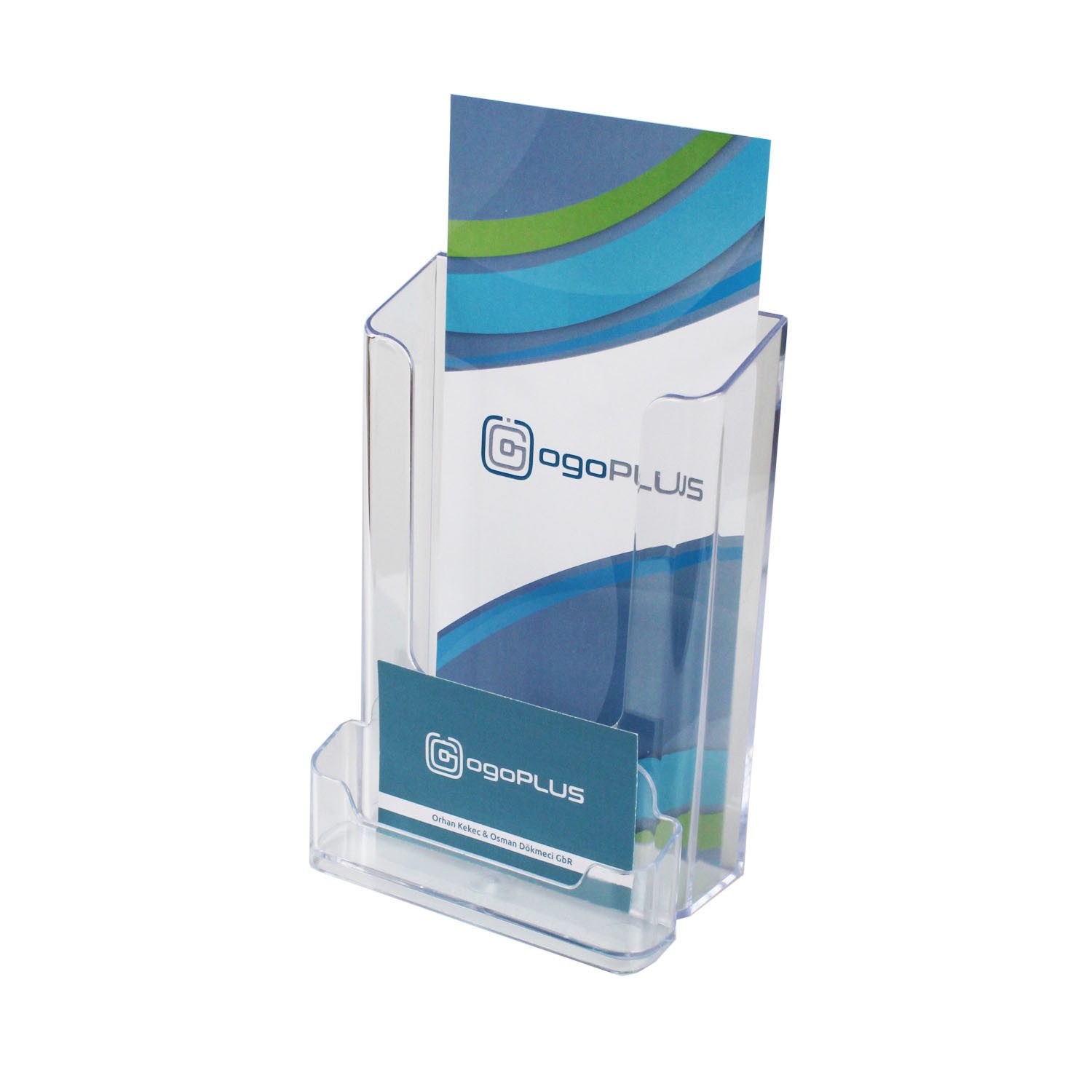 ogoPLUS Zeitungsständer DIN lang Wand-Prospekthalter Hochformat günstig online kaufen