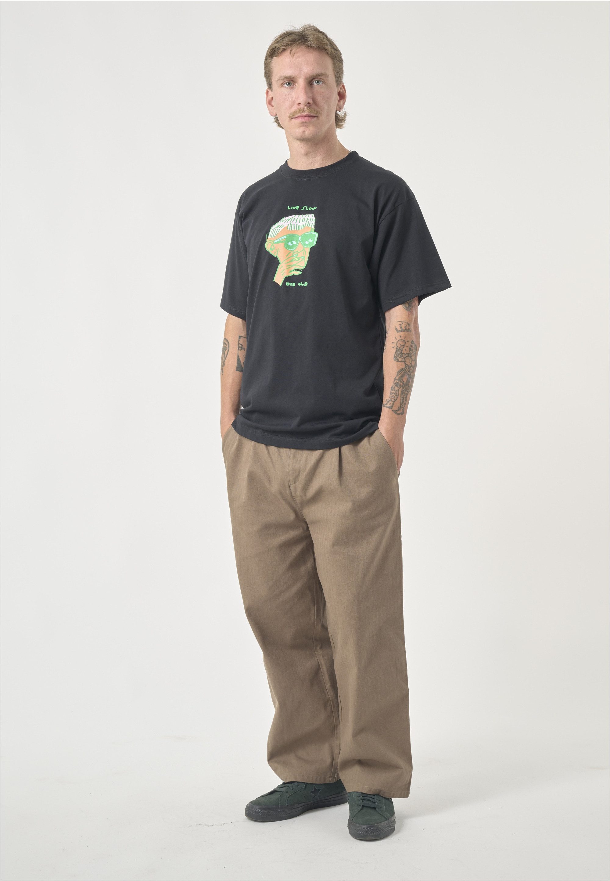 Cleptomanicx T-Shirt Classic Tee Live slow günstig online kaufen