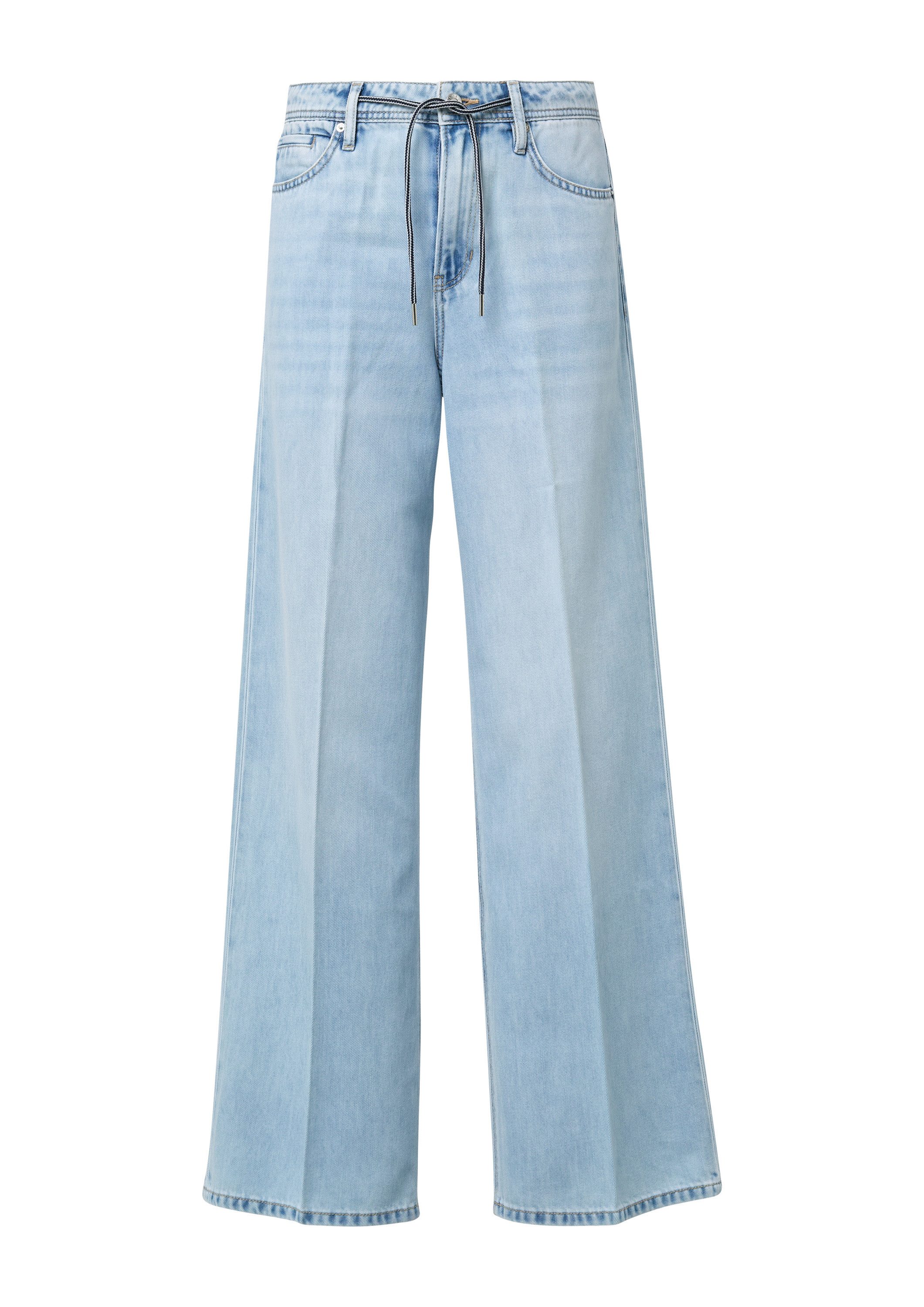 s.Oliver Weite Jeans Jeans-Hose SURI Jeans Suri / Regular Fit / Mid Rise / Wie Leg