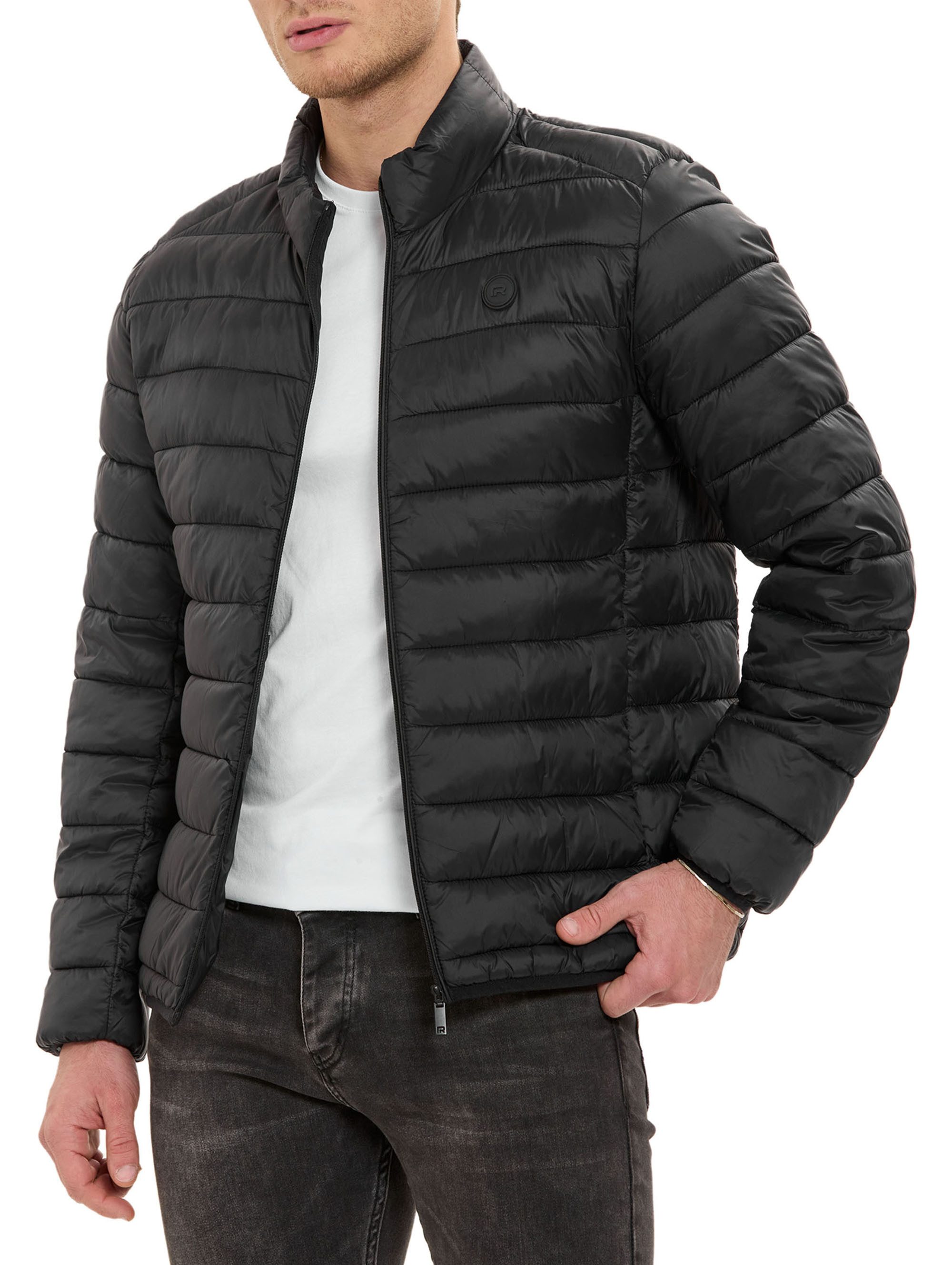 RedBridge Sommerjacke mit Stehkragen und Reißverschluss Steppjacke Casual L günstig online kaufen