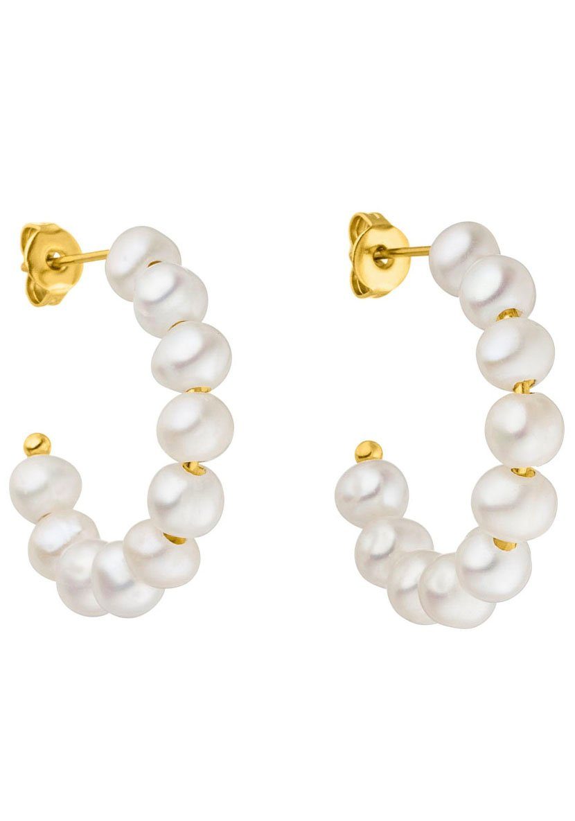 Paar Creolen Schmuck Geschenk Aina Ohrringe