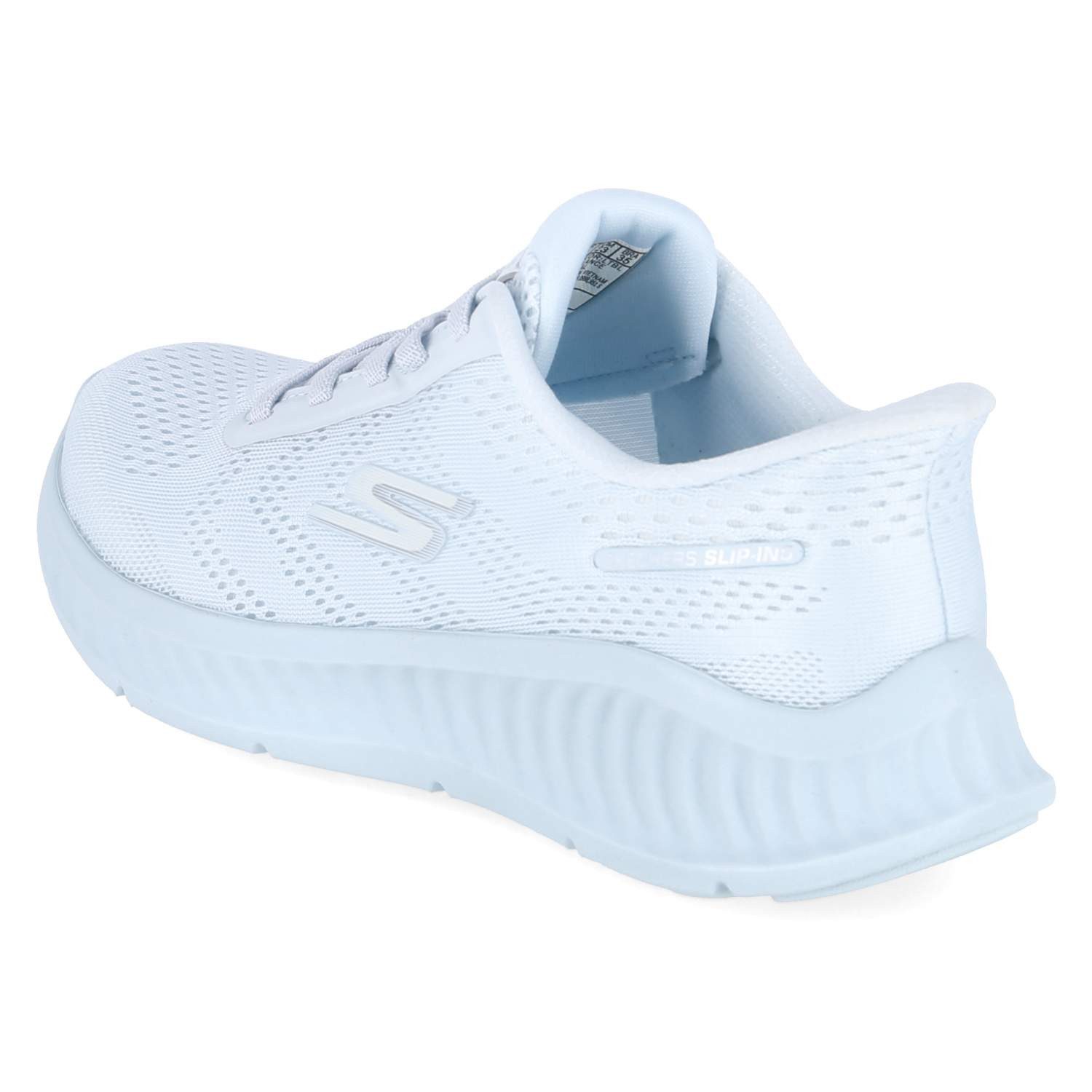 Skechers Skechers Slip On Sneaker 125643 LTBL Damen Textil blue Schnürschuh – Bild 3 von 5