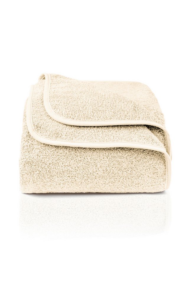 Wohndecke Frotteedecke 100% Baumwolle - Sommerdecke, Kuscheldecke, Laynenburg, Baumwolldecke als Sommer, Bett-Überwurf, Couch-Überwurf, Sofa-Decke
