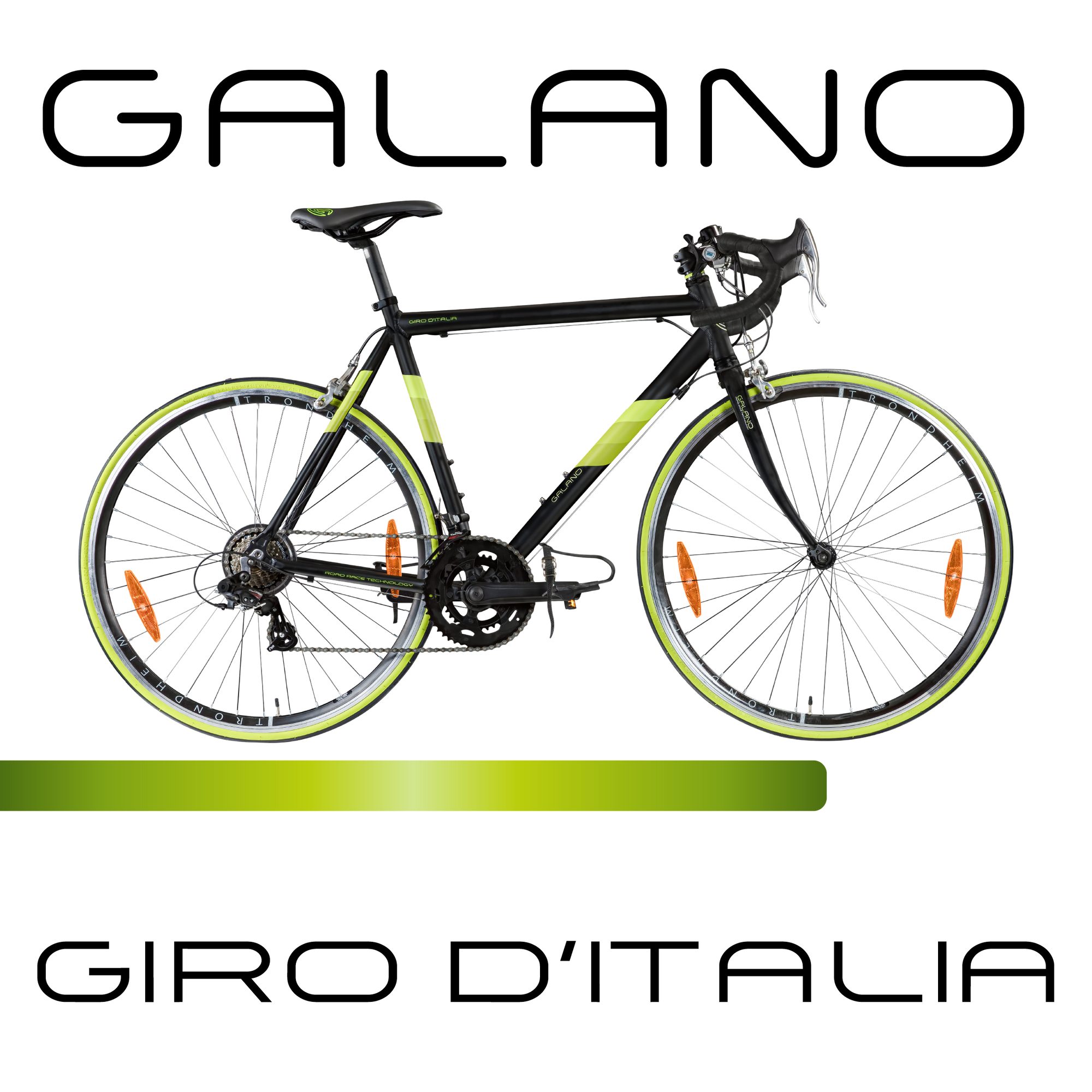 Galano Rennrad Giro D'Italia, 14 Gang, Kettenschaltung, Rennrad für Damen und Herren 155 - 195 cm Fahrrad Road Bike Fitnessrad