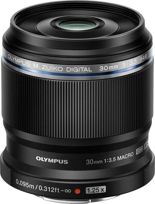 Olympus M.Zuiko DIGITAL ED 30 mm F3.5 Makroobjektiv, (passend für Olympus & OM SYSTEM MFT Kameras)