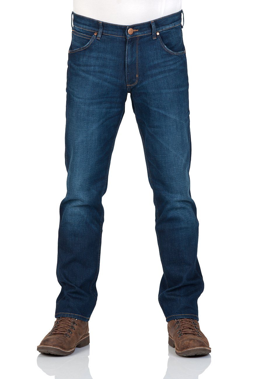 Wrangler Stretch Greensboro mit Real Straight-Jeans For (027)