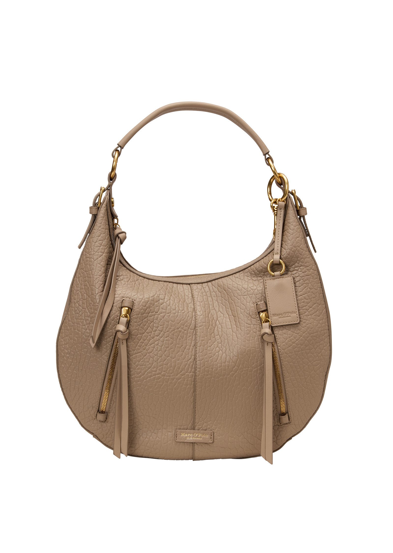 Marc O'Polo Umhängetasche aus fein genarbtem Schafleder