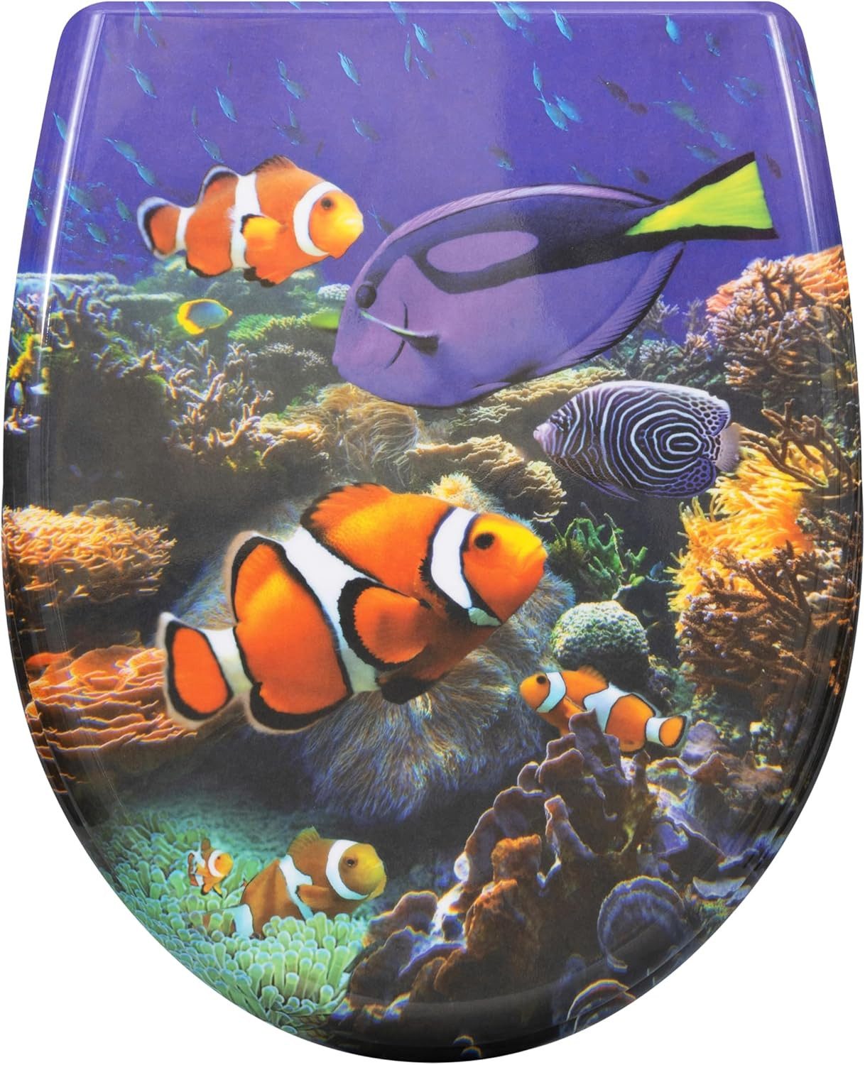 EUGAD WC-Sitz (1-St), Toilettendeckel mit Absenkautomatik O-förmige günstig online kaufen