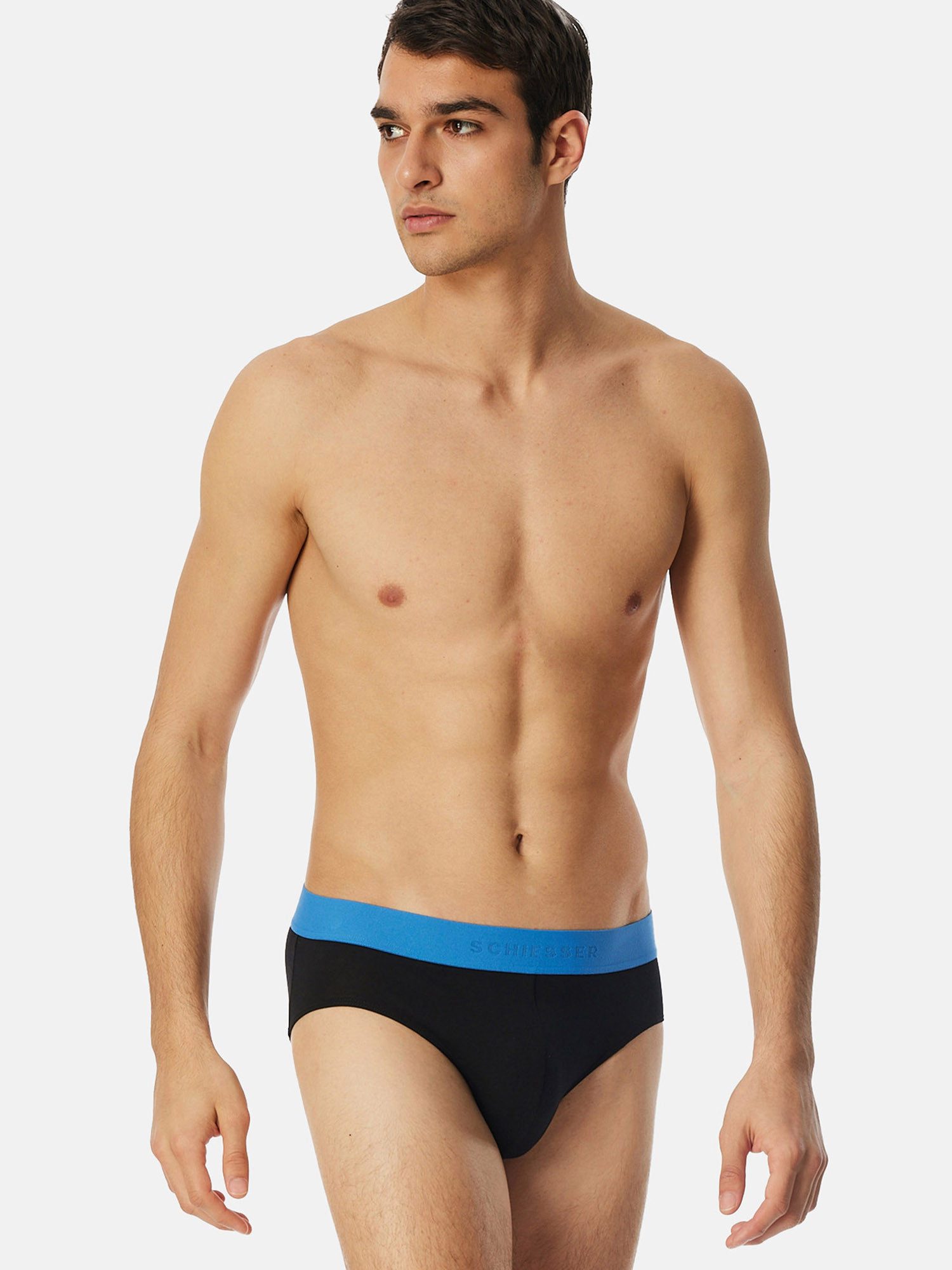 Schiesser Rioslip ""95/5"", (3er Pack), mit farbigem Webgummibund günstig online kaufen