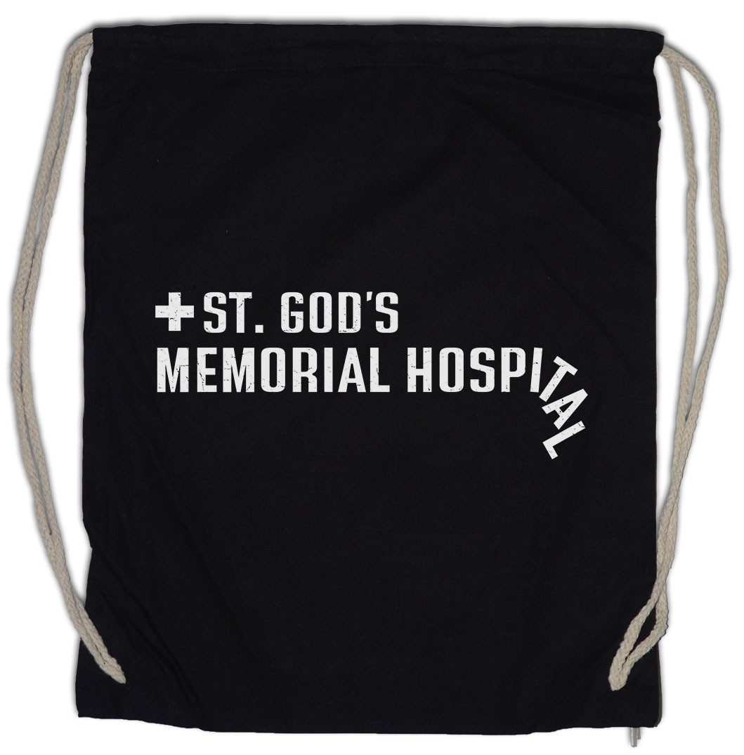 Turnbeutel St. God's Memorial Hospital Turnbeutel Brawndo Idiocracy Sign Insignia
