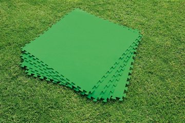 Bestway Pool-Bodenschutzfliese Flowclear™ Set, 9 Stück á 78 x 78 cm, grün, Packung