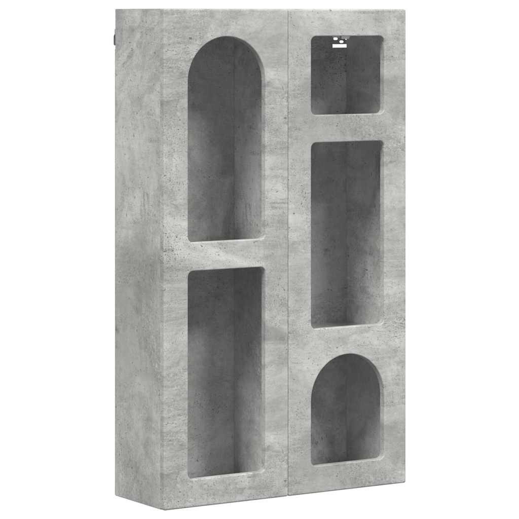 vidaXL Hängeschrank 59 x 20 x 100 cm Hängeschrank Beton Grau 59x20x100 cm Spanplatte