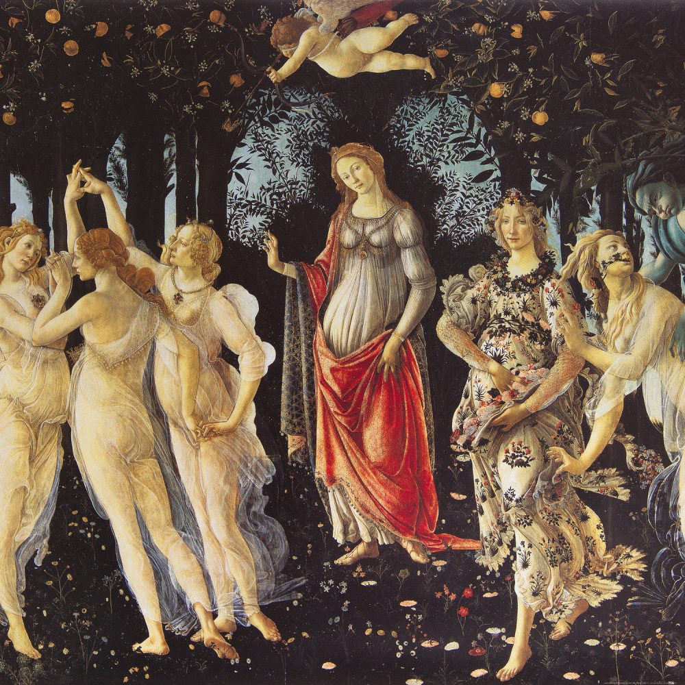 Poster Sandro Botticelli Kunstdruck Bild - Der Frühling, Das Reich