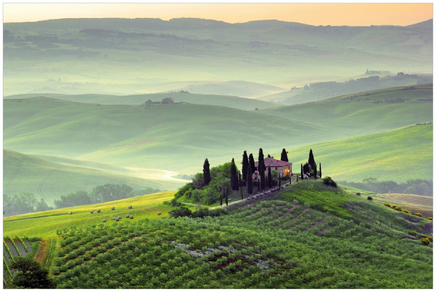 Wallario Poster, Toskana in Italien, in günstig online kaufen