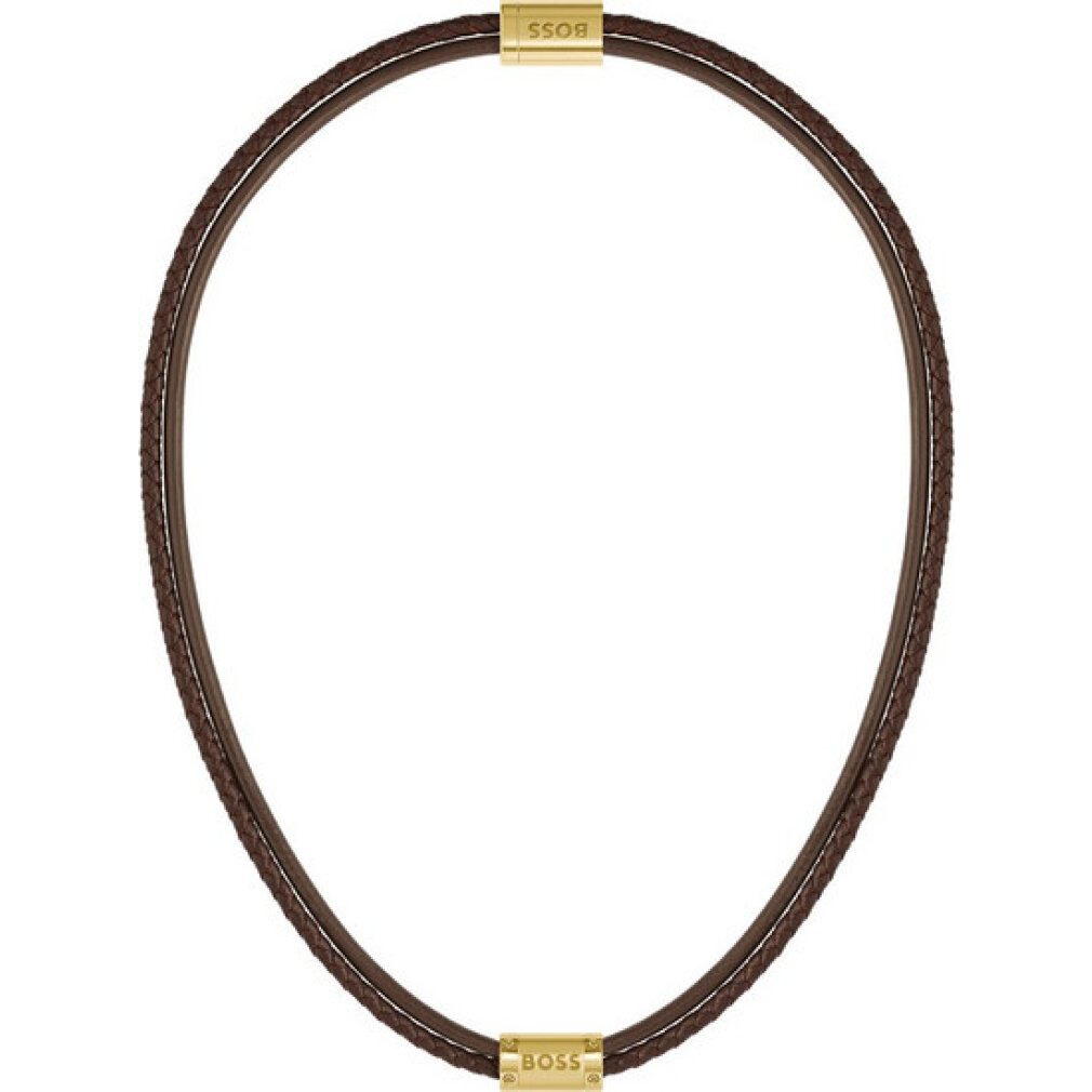 BOSS Kette mit Einhänger Original leather necklace 1580421