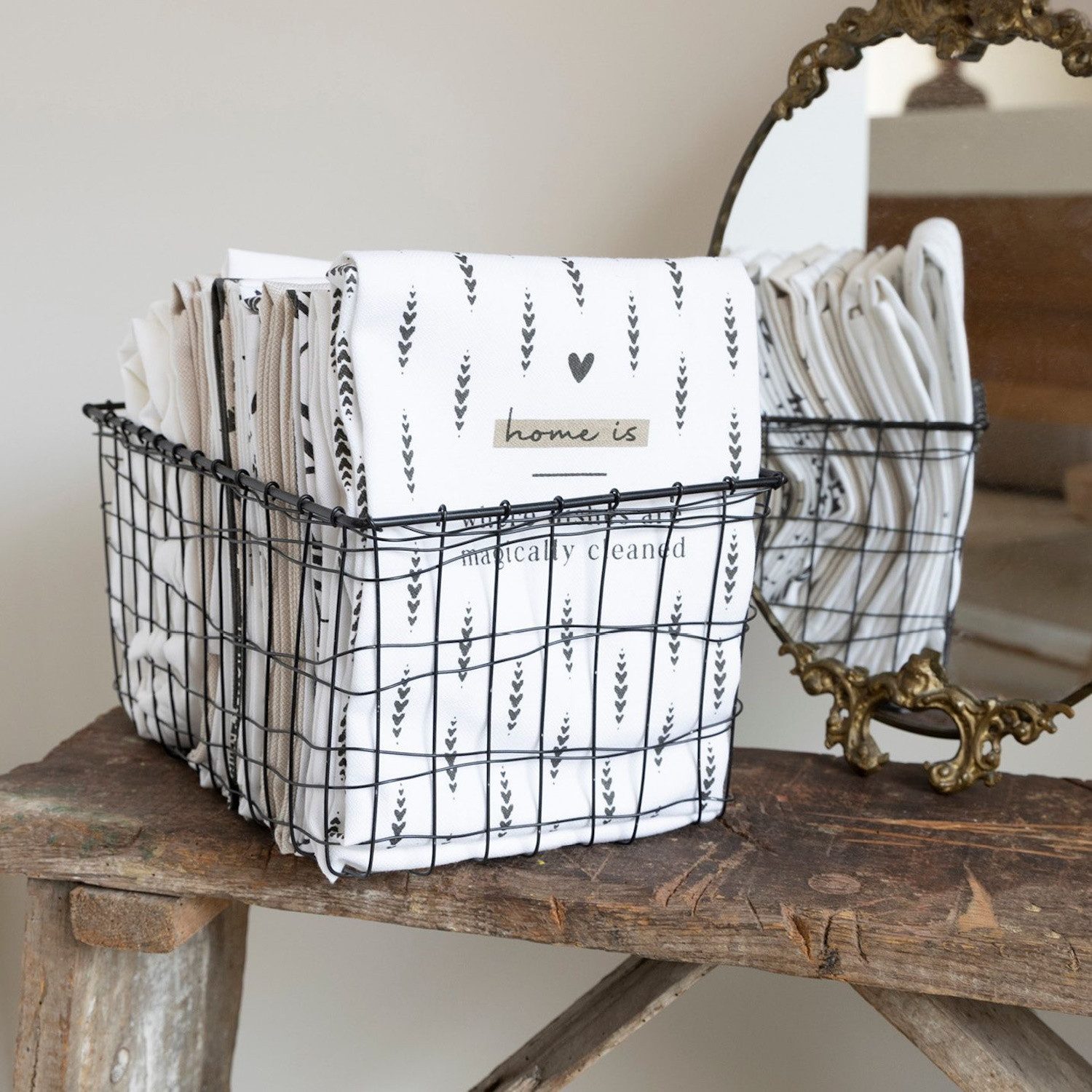 Bastion Collections Geschirrtuch White Kitchen Love, günstig online kaufen