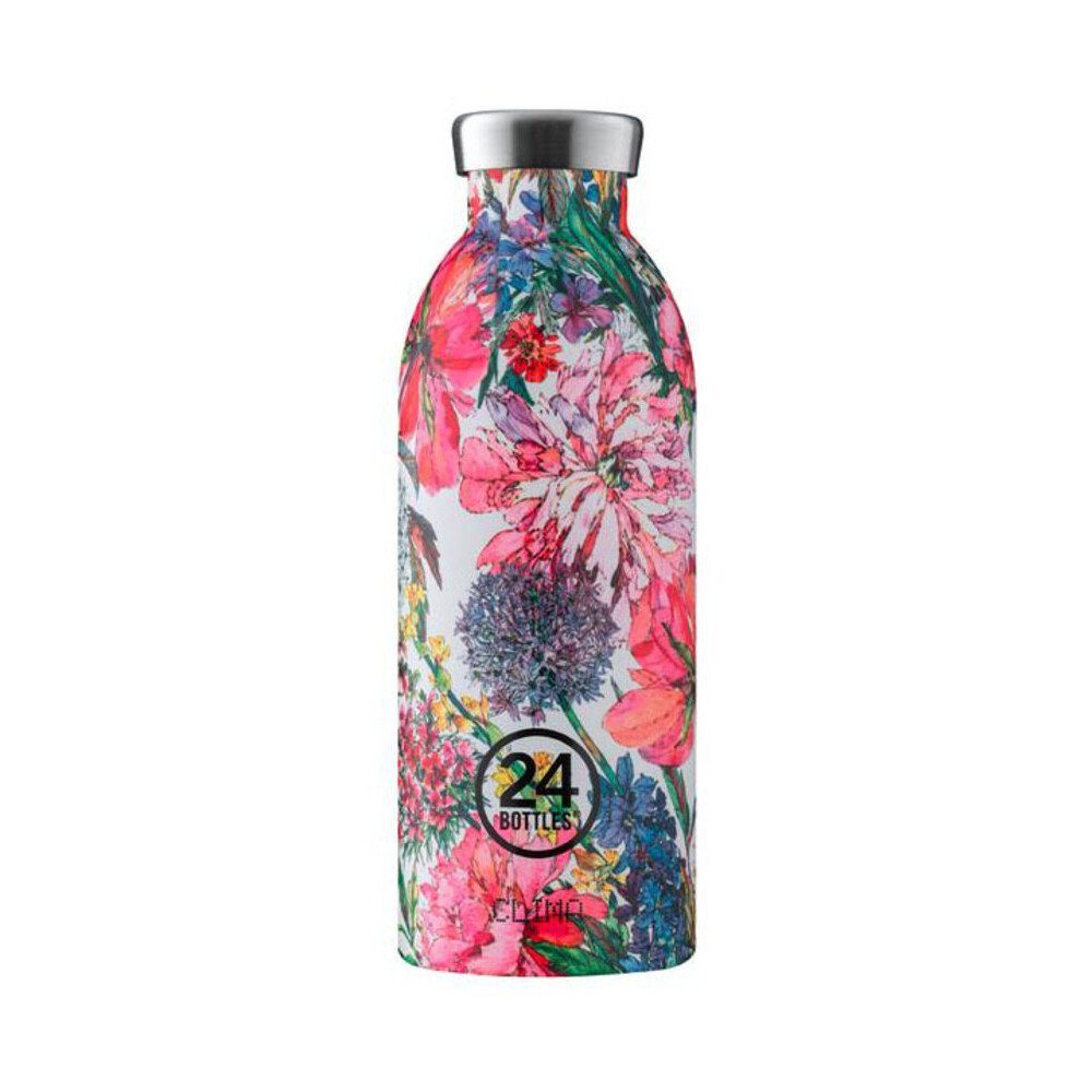 24 Bottles Thermoflasche Thermo-Trinkflasche 0,5 l Clima Bottle Begonia, Thermo-Trinkflasche, Ø7,3cm, 18-8 Edelstahl