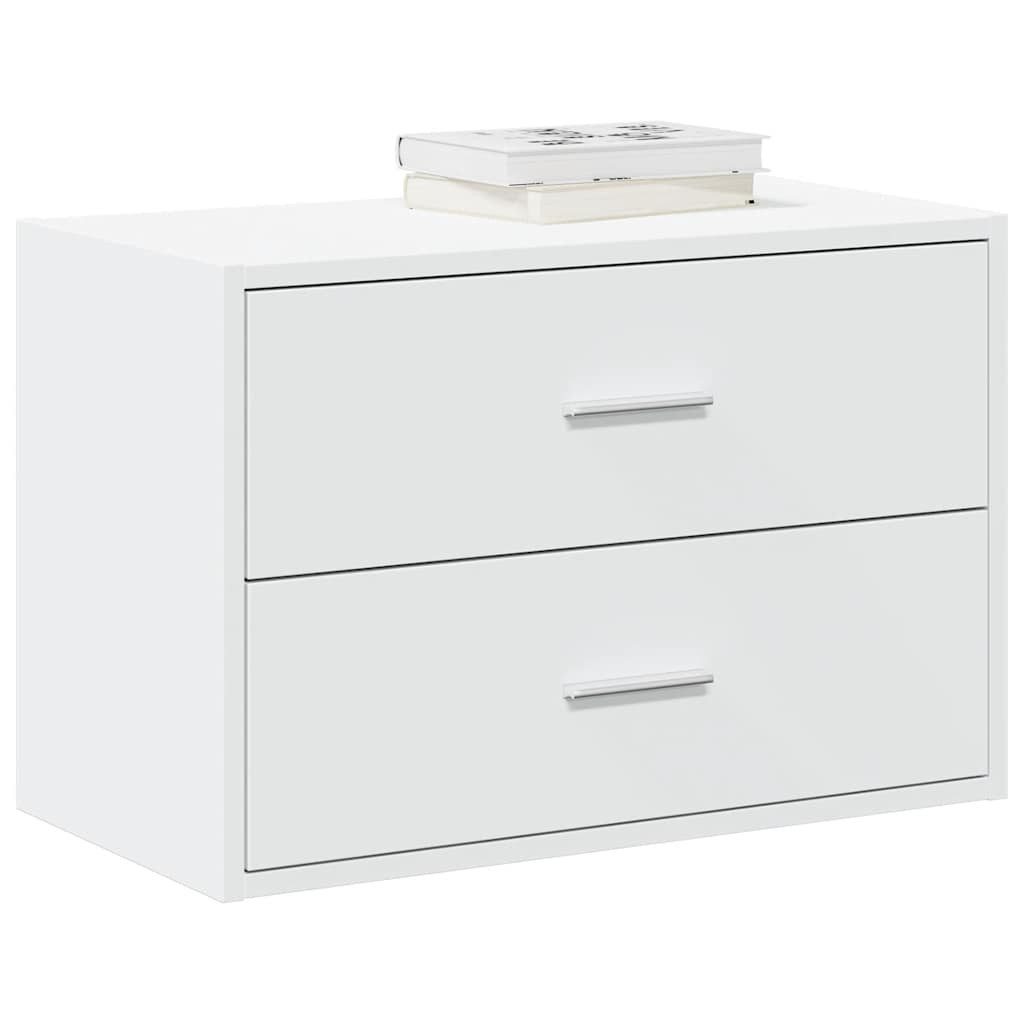 vidaXL Kommode NA Kommode mit 2 Schubladen Holzwerkstoff 60x31x40 cm für Wohnzimmer