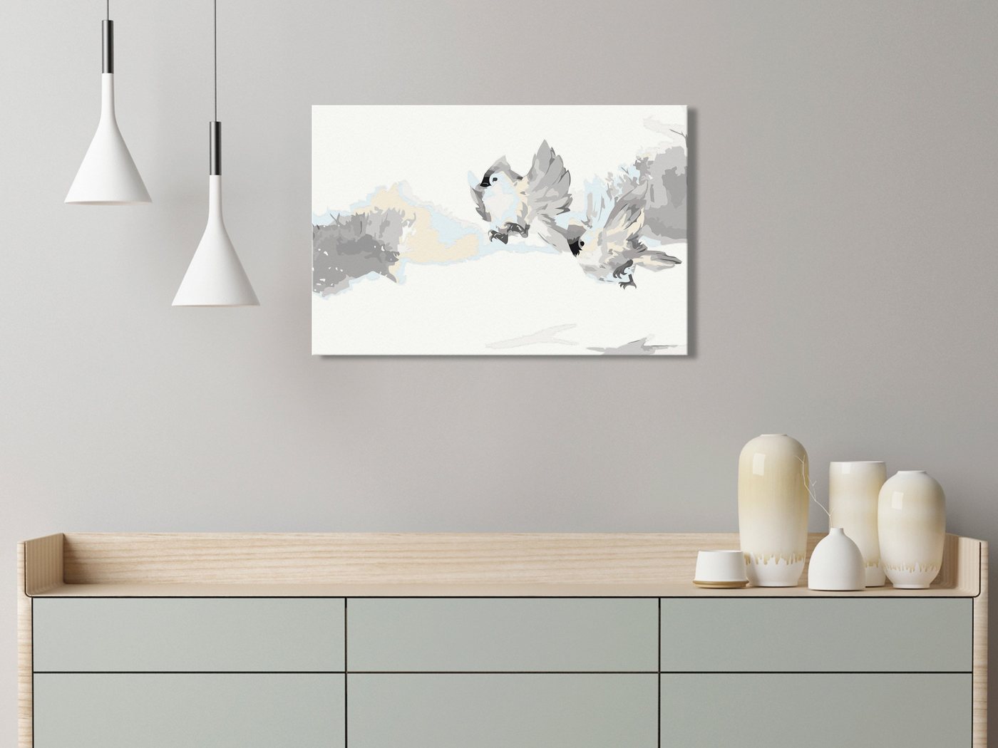 Thumbnail - Artgeist Malen nach Zahlen Painted Birds