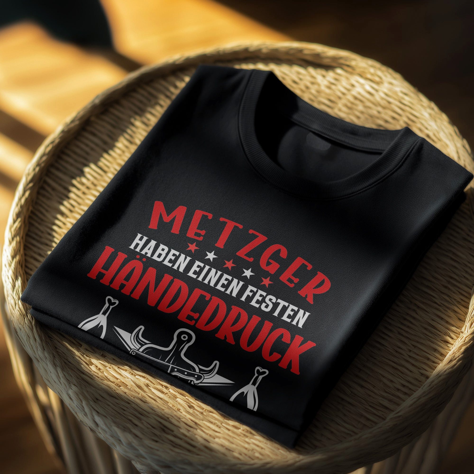 22Feels T-Shirt Metzger Geschenk Männer Spruch Beruf Abschluss IN DEUTSCHLAND BEDRUCKT