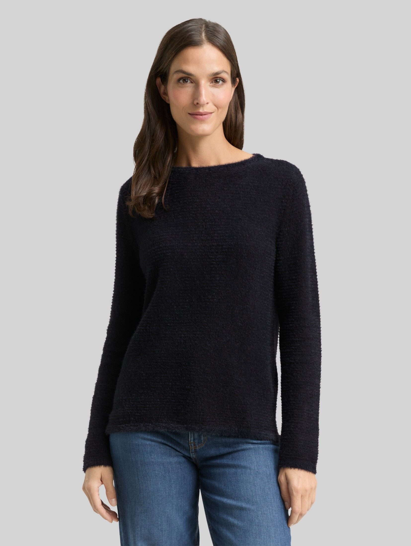 TOM TAILOR Strickpullover Pullover & Strickjacken Strickpullover aus Federgarn