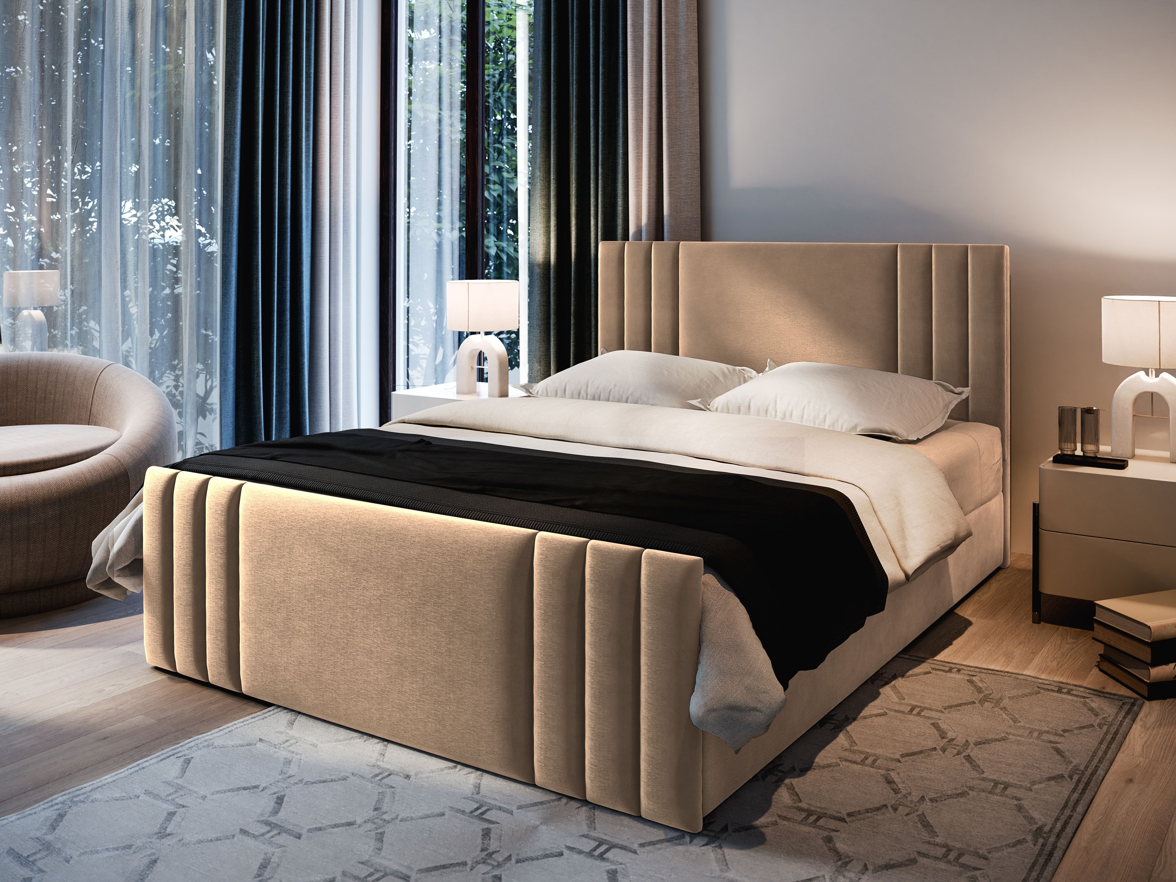 Masseno Boxbett KANES 180x200 cm mit günstig online kaufen