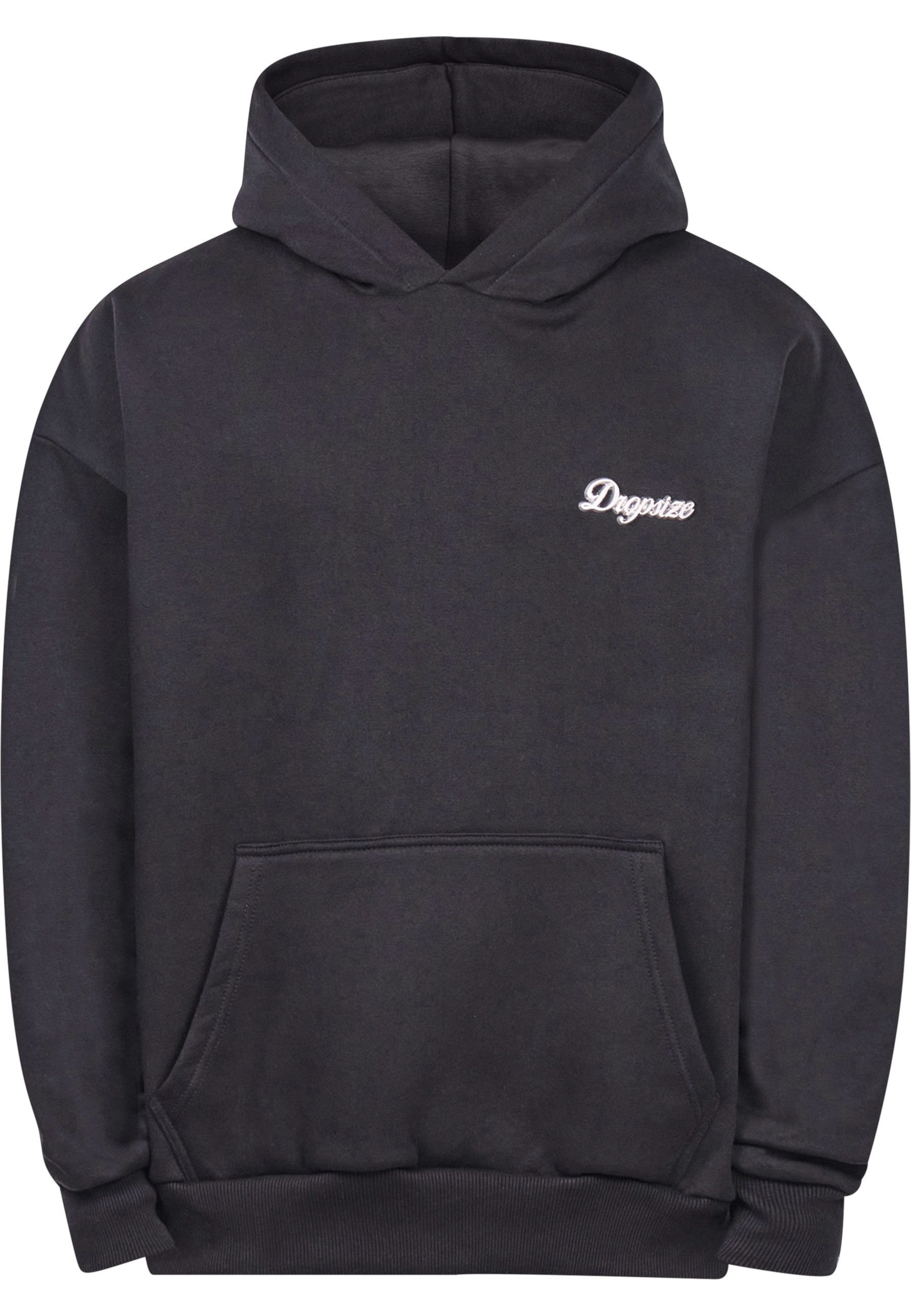 Dropsize Kapuzensweatshirt Dropsize HEAVY OVERSIZE SCRIPT LOGO HOODIE (1-tlg)
