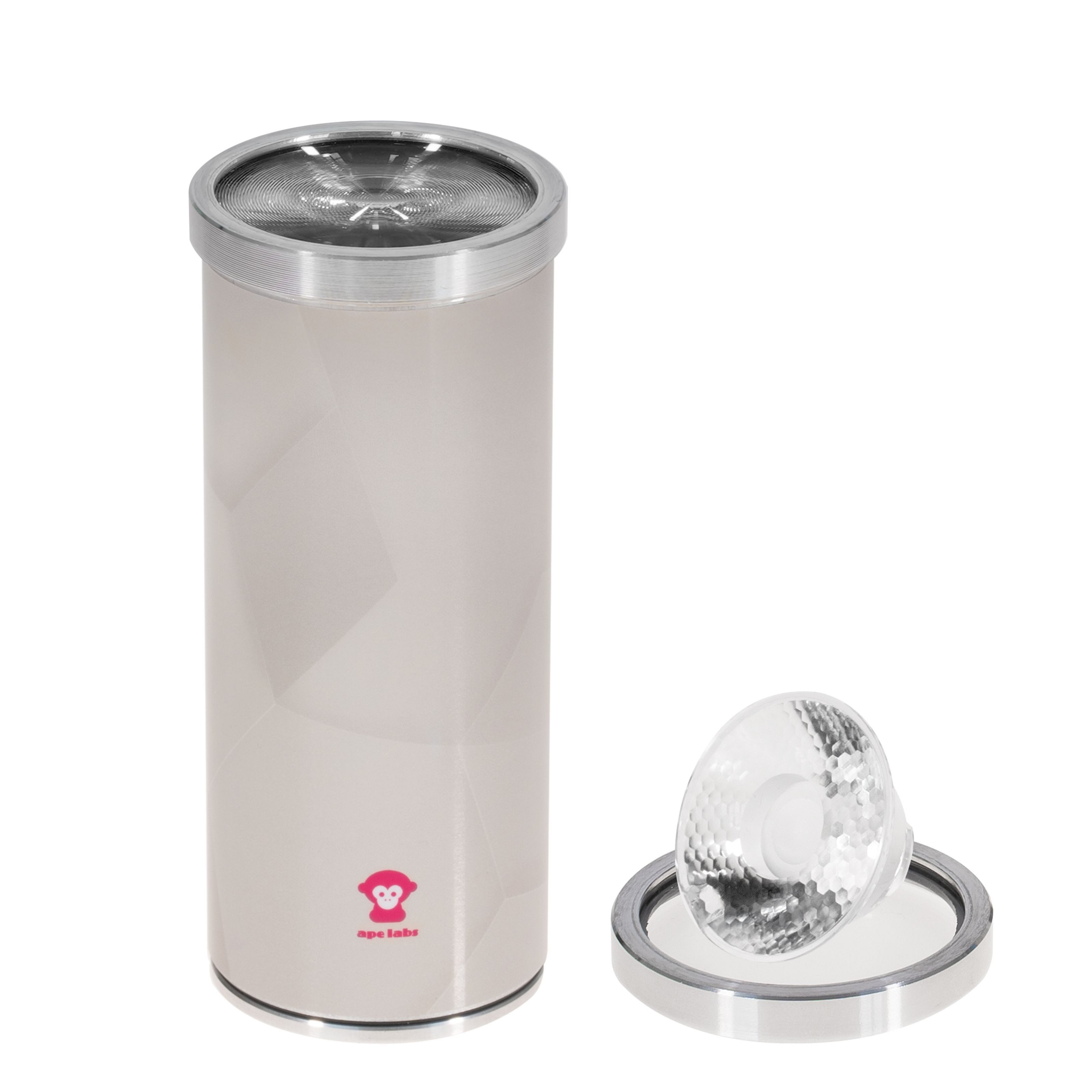 Ape Labs LED Scheinwerfer, LightCan V2 Single Unit - creme - Akkubetriebener LED Scheinwerfer