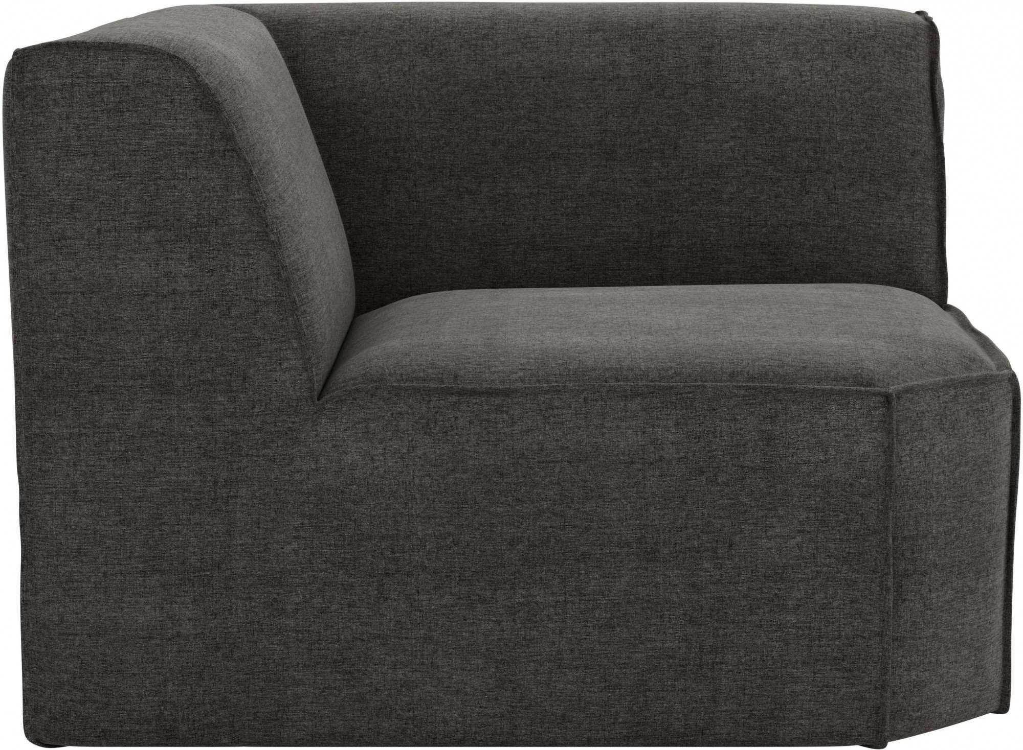 Taschenfederkern, an Sofa-Eckelement dark mit Norvid, Auswahl Modulen RAUM.ID gray große modular,