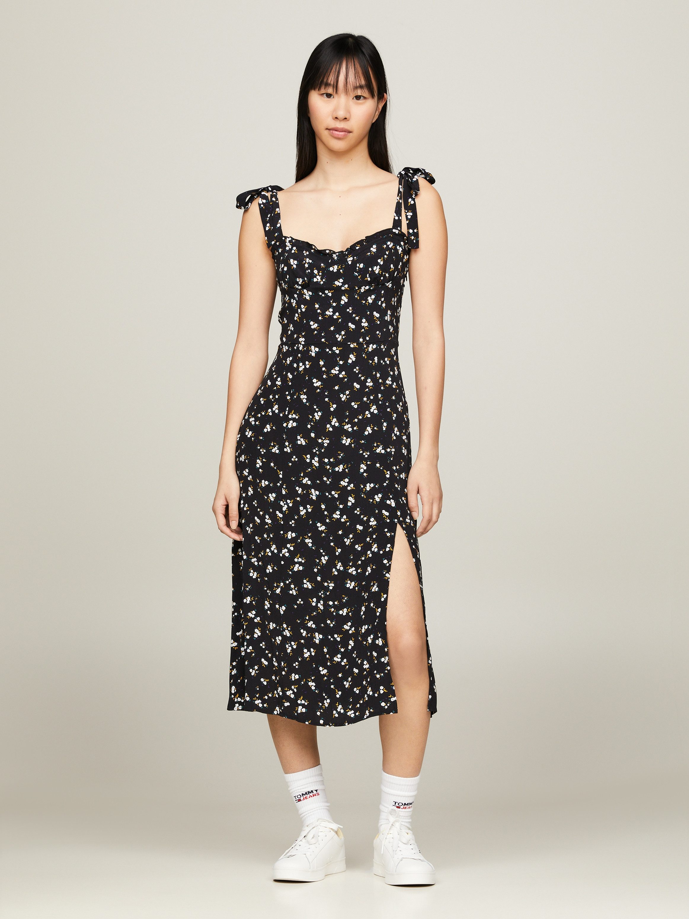 Tommy Jeans Blusenkleid TJW MIDI FLORAL günstig online kaufen