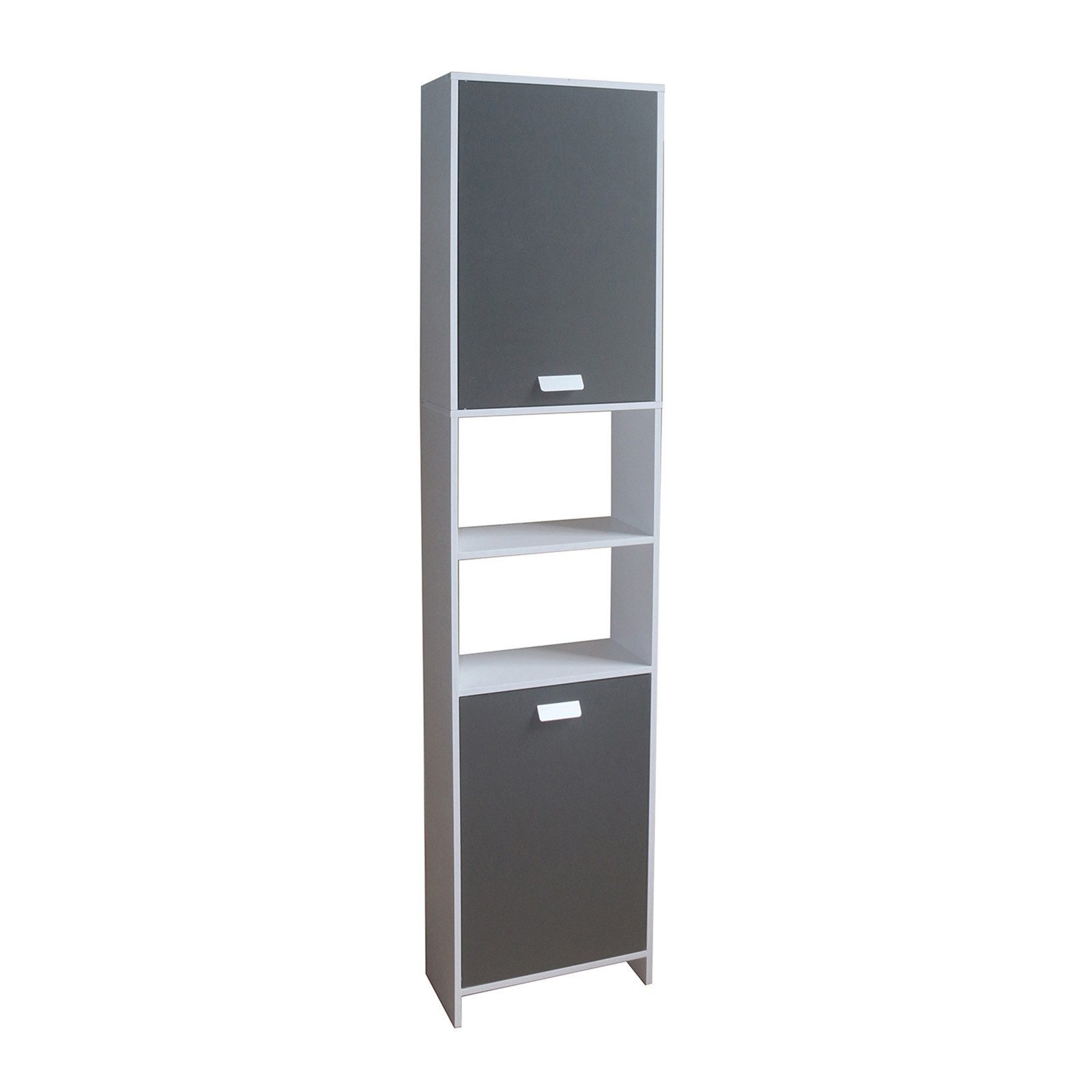 HTI-Living Badregal Hochschrank Badschrank Grau, Stück 1-tlg., Hochschrank günstig online kaufen