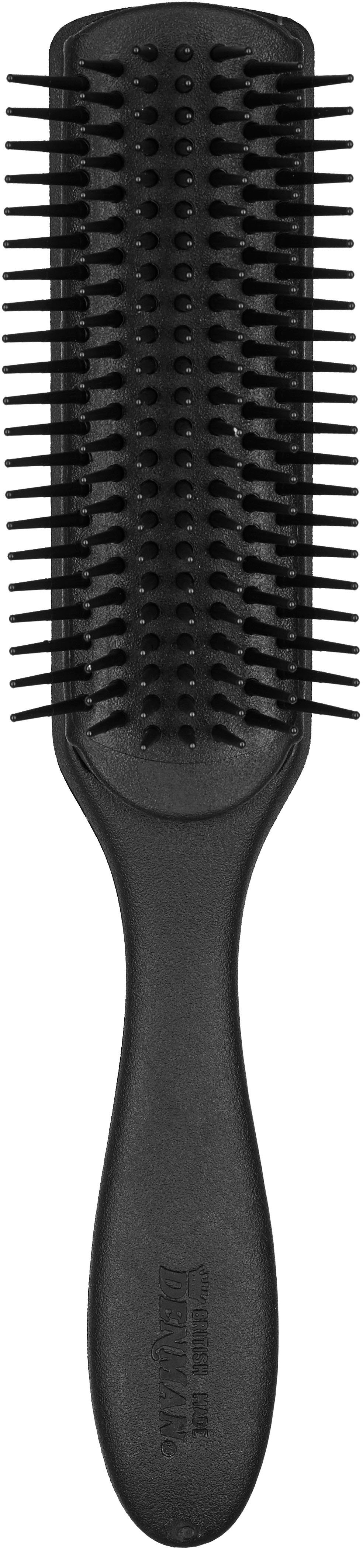 Neck Duster Bürste – Für Friseure & Zu Hause, Schwarz, Mit Holzgriff