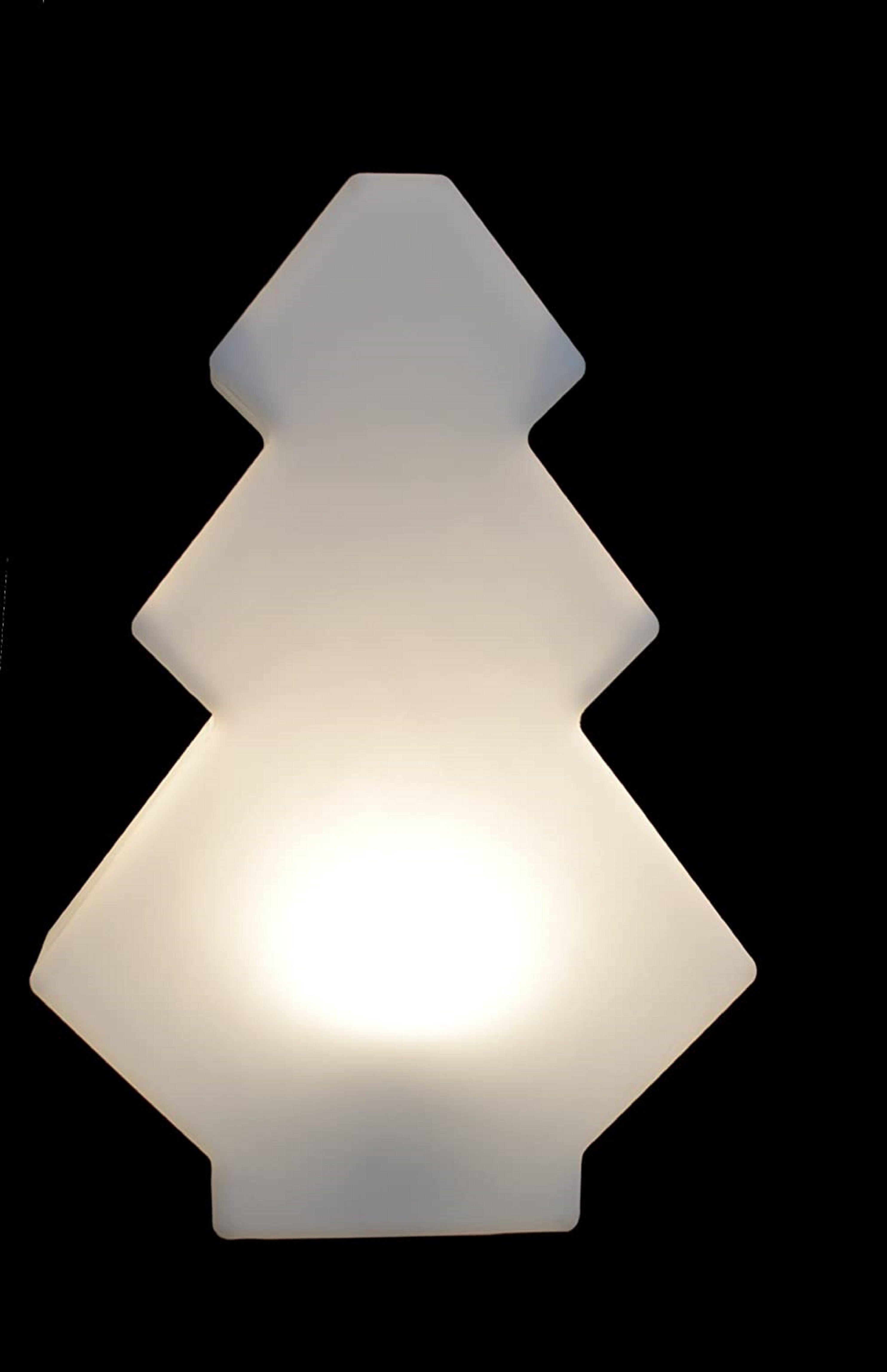 Tannenbaum LED ca. E27 Leuchtfigur IP65 LED Zuleitungskabel und Höhe: 7233L inkl. TRANGO Meter Gartenstrahler Dekofigur, *SHINING Weiß Außenleuchte, Gartenlampe, Wegbeleuchtung, in TREE* Leuchtmittel Außenlampe, ca. 60cm 5 satiniert LED 1x