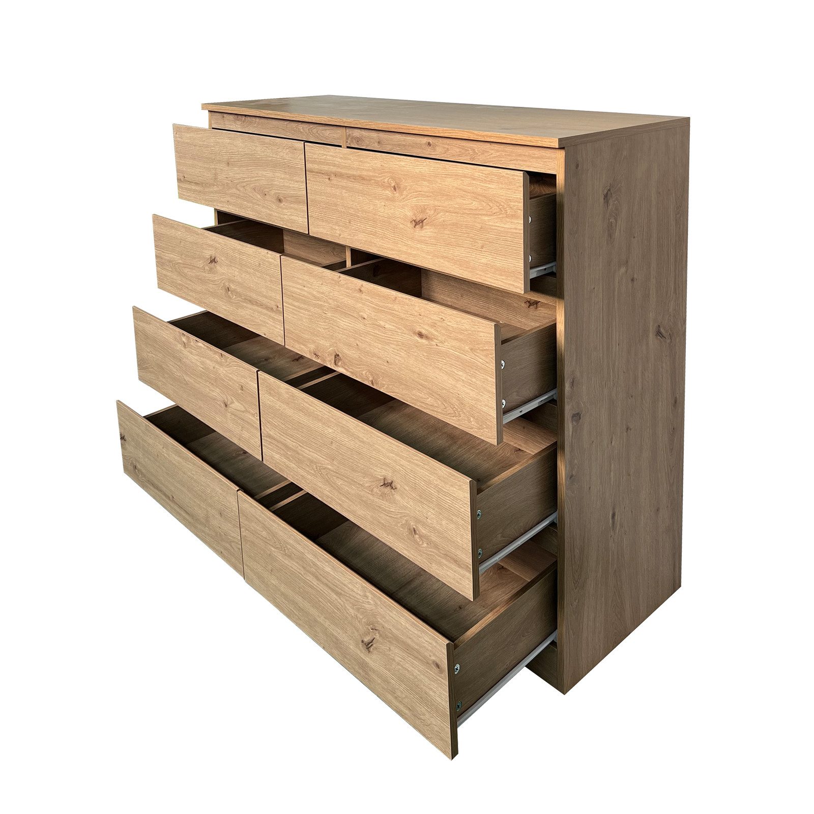 HTI-Living Sideboard Moderne Kommode mit 8 grifflosen Schubladen (Stück, 1 günstig online kaufen