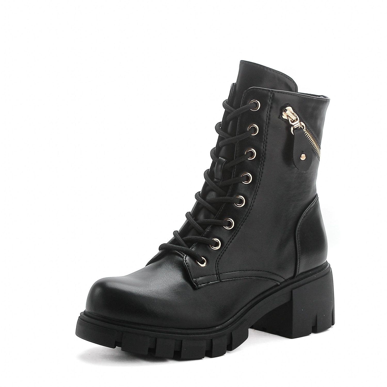 Elara Worker Boots Schnürstiefelette