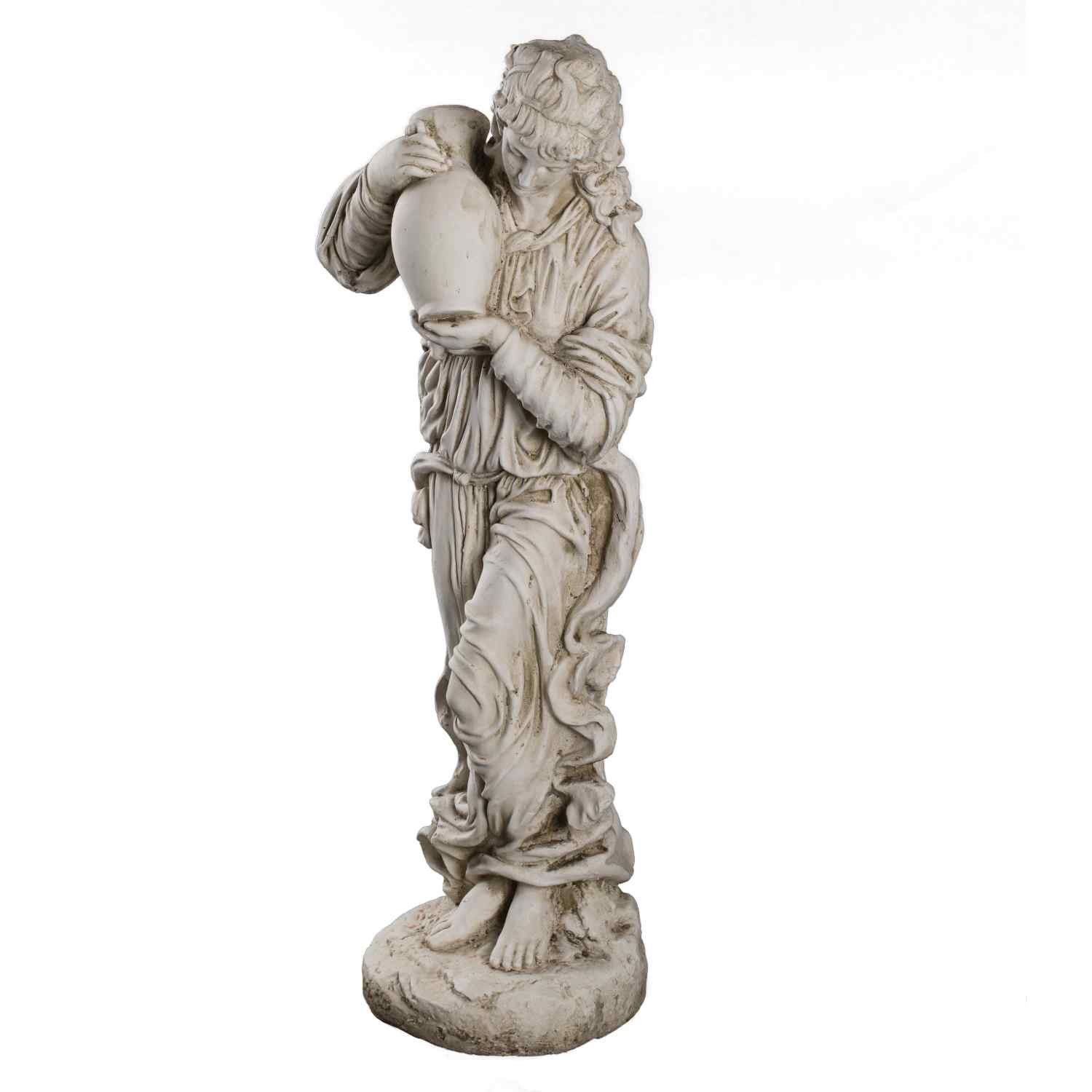 Statue Figur Wassertägerin 74cm Dekofigur 14018 Dekofigur BIRENDY 8kg Große antike