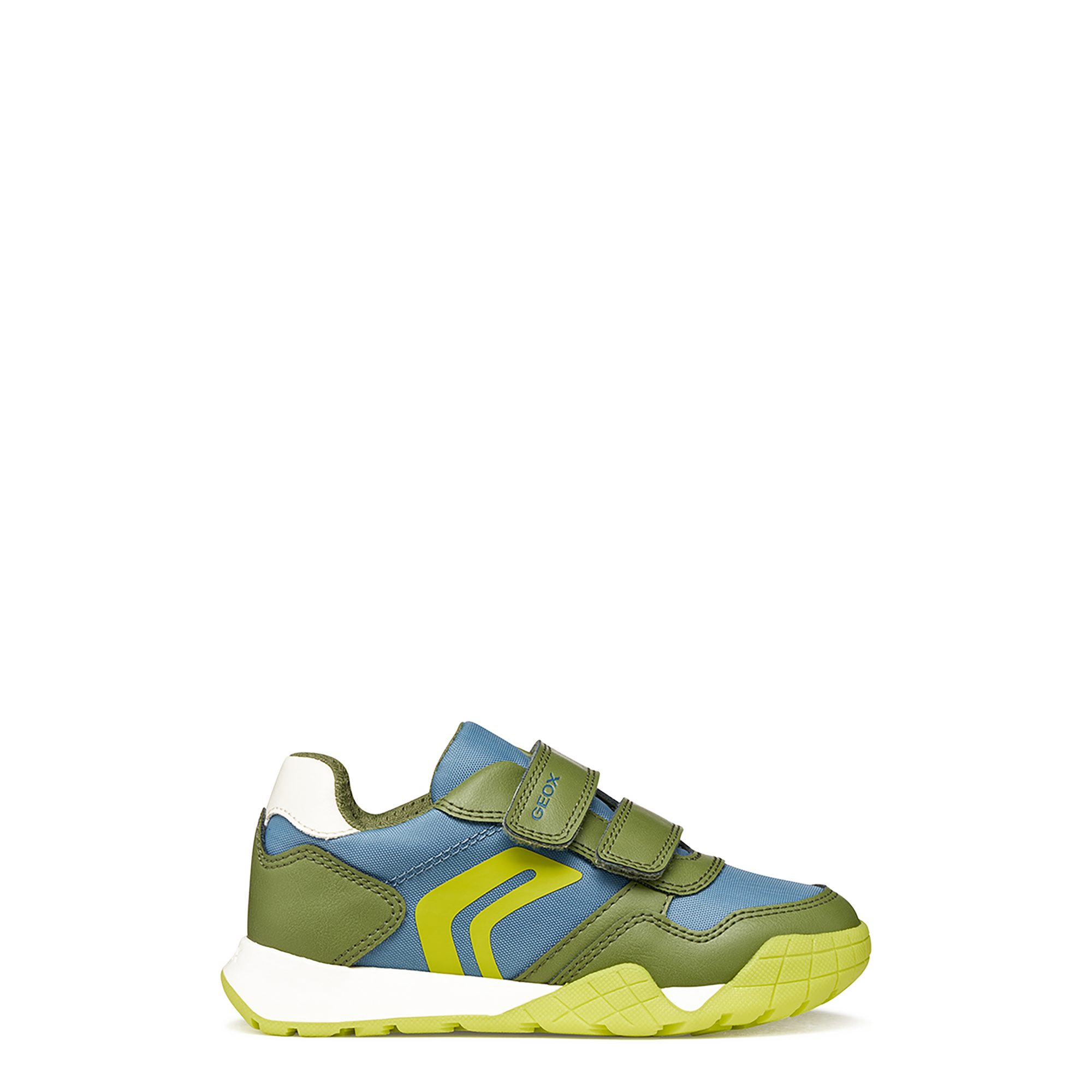 Geox GEOX RANN-E, Sneaker, Grün kombiniert, Kinder Sneaker
