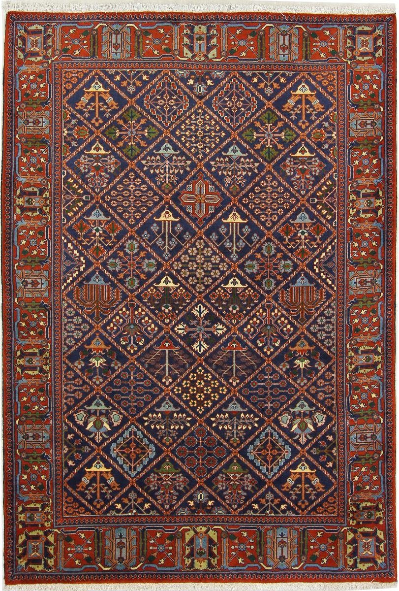 Orientteppich Meymeh 137x201 Handgeknüpfter Orientteppich / Perserteppich, Nain Trading, rechteckig, Höhe: 12 mm