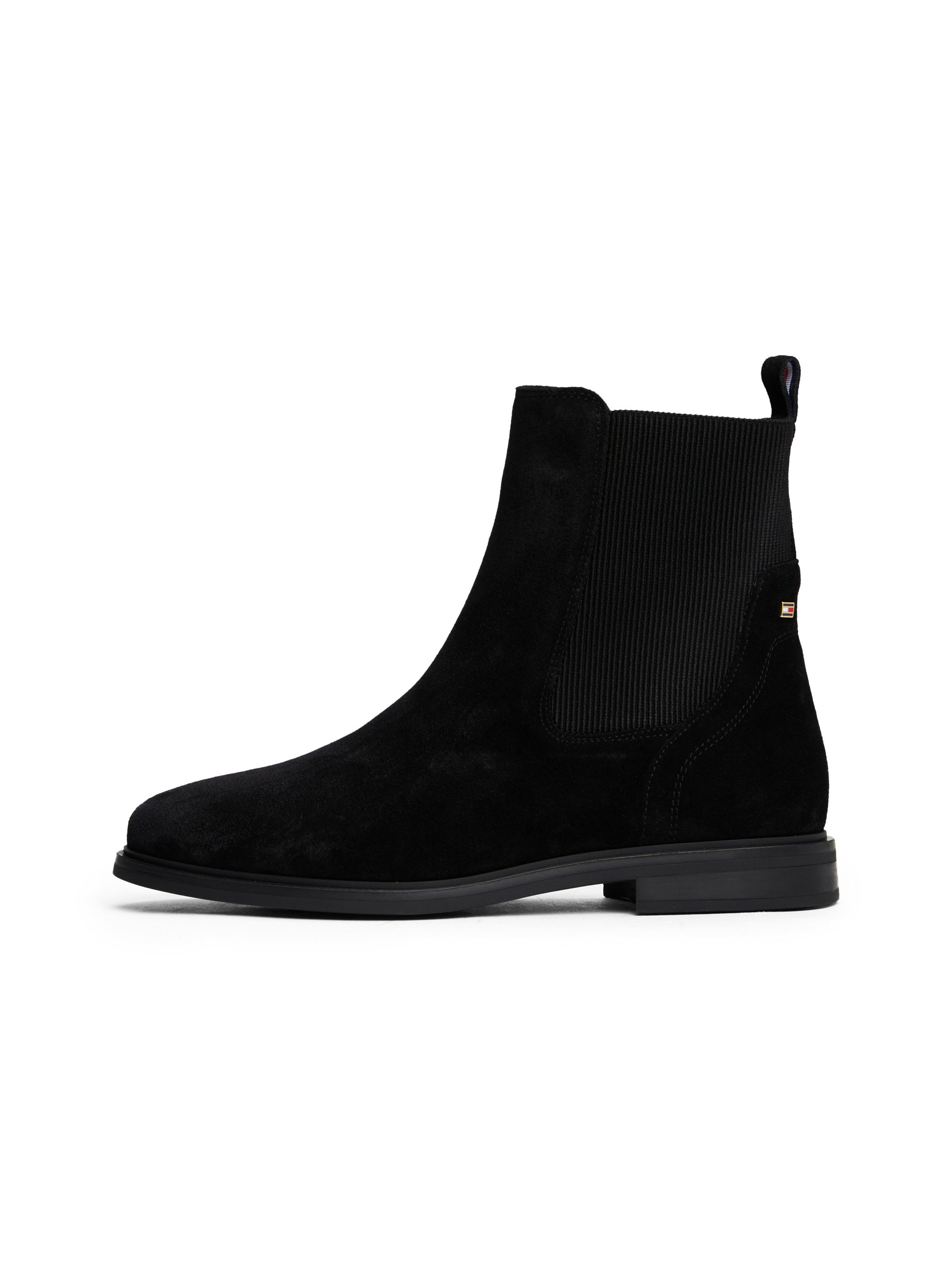 Tommy Hilfiger FLAG SUEDE CHELSEA BOOT Chelseaboots, Stiefelette, Businesss günstig online kaufen