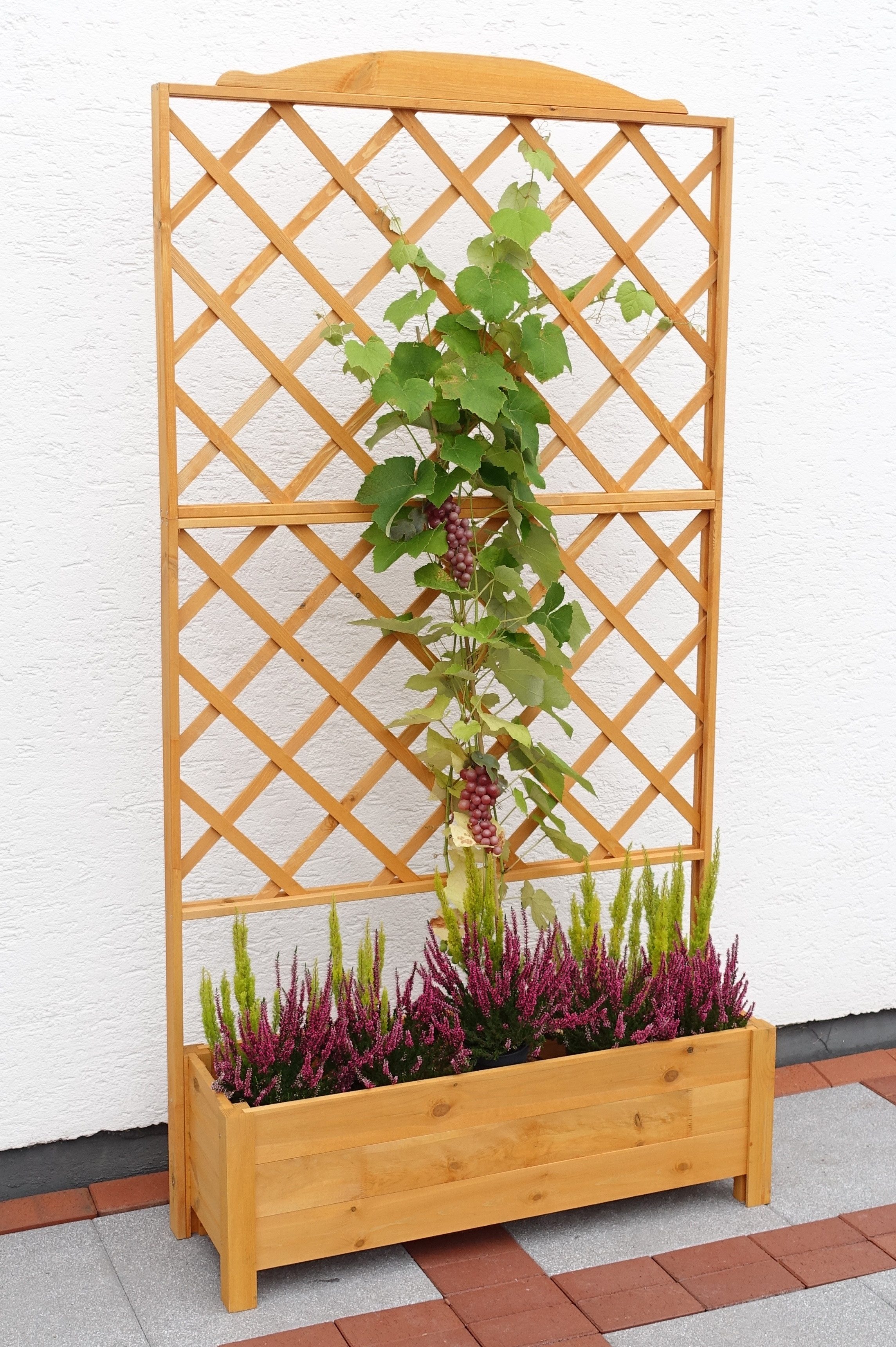 promadino Spalier, mit Pflanzkasten, BxTxH: 110x32x210 cm