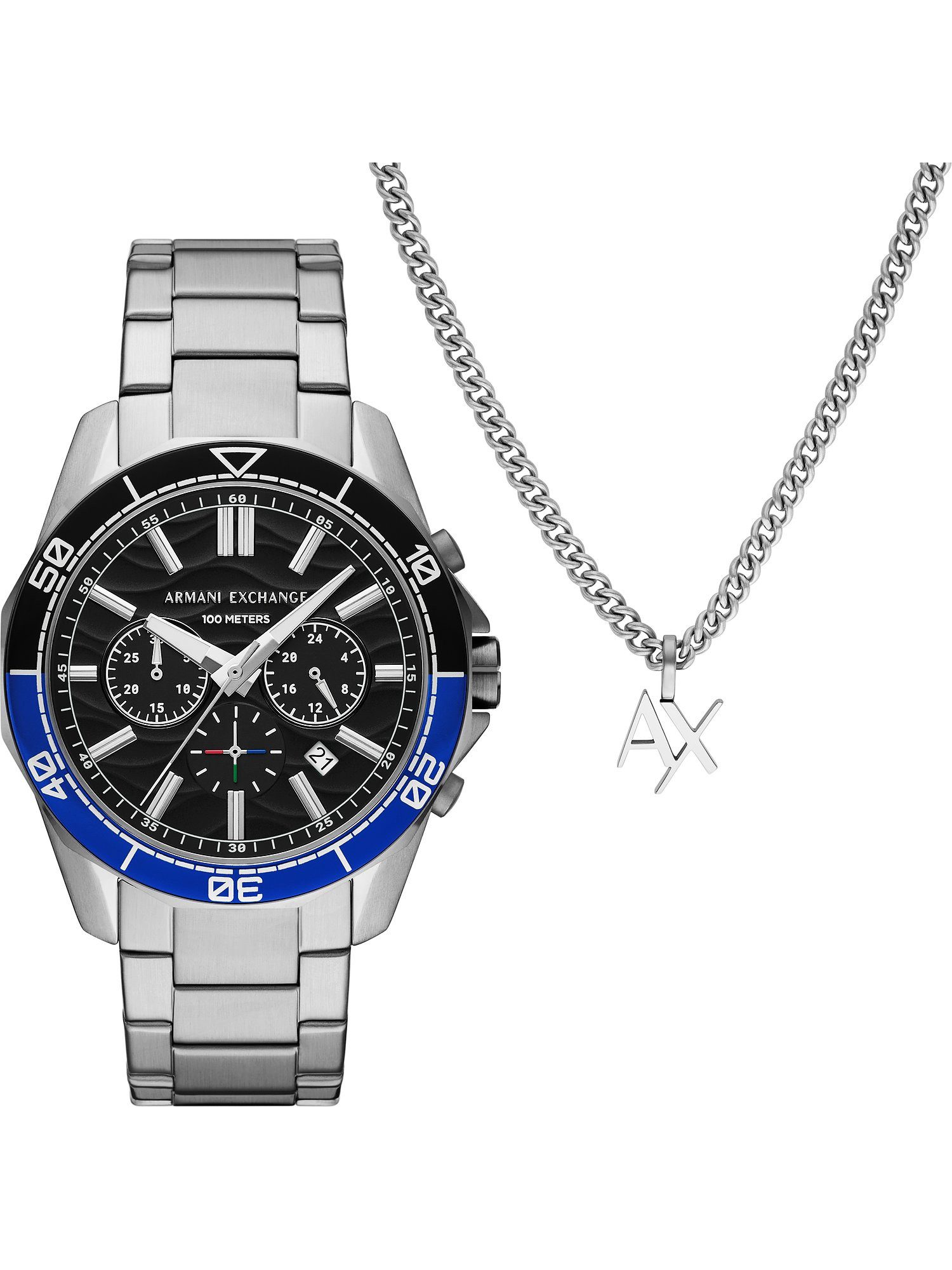 ARMANI EXCHANGE Quarzuhr Armani Exchange Damen-Uhren-Sets Analog Quarz, Klassikuhr