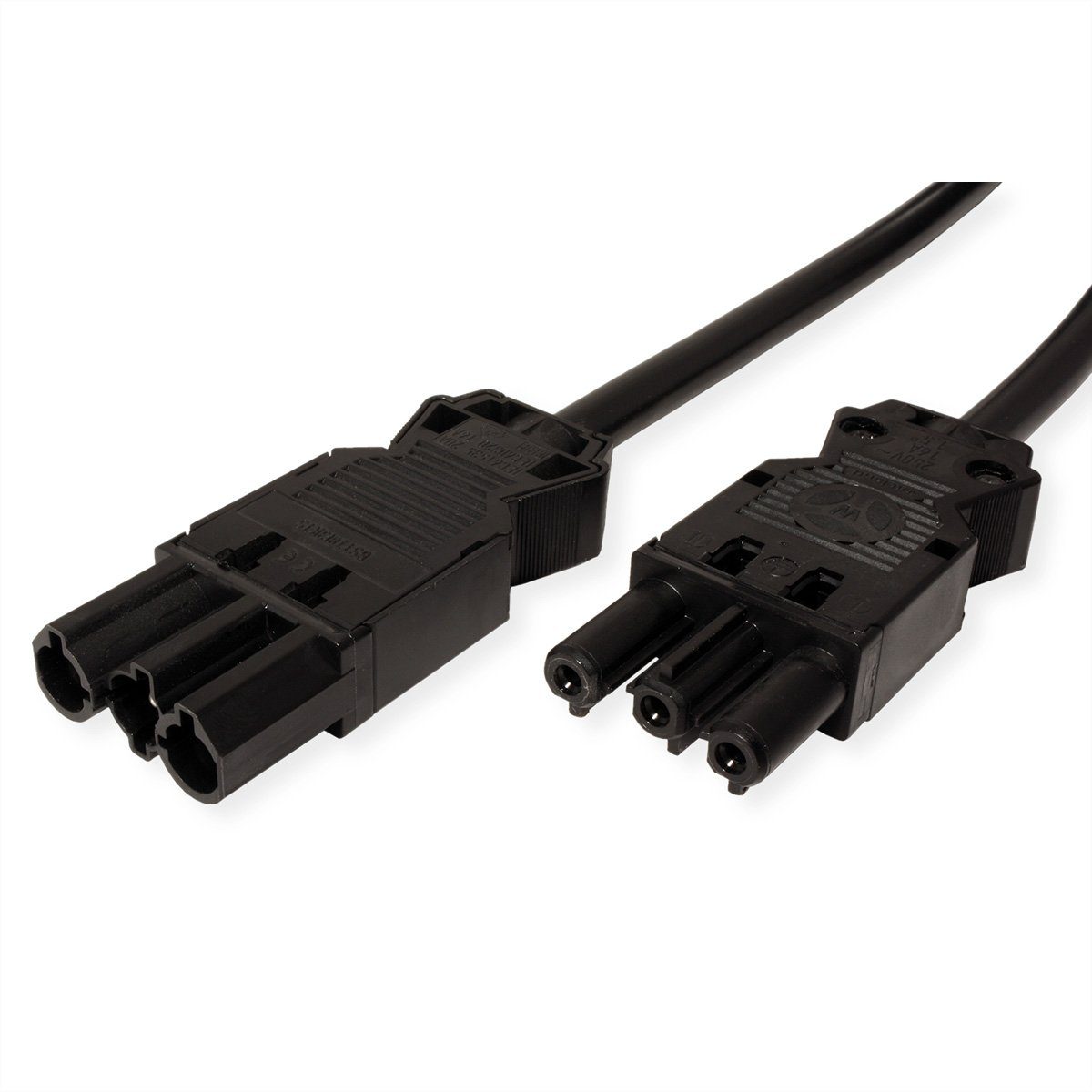 Geräteverlängerung GST18-3 Stecker/Kupplung Stromadapter