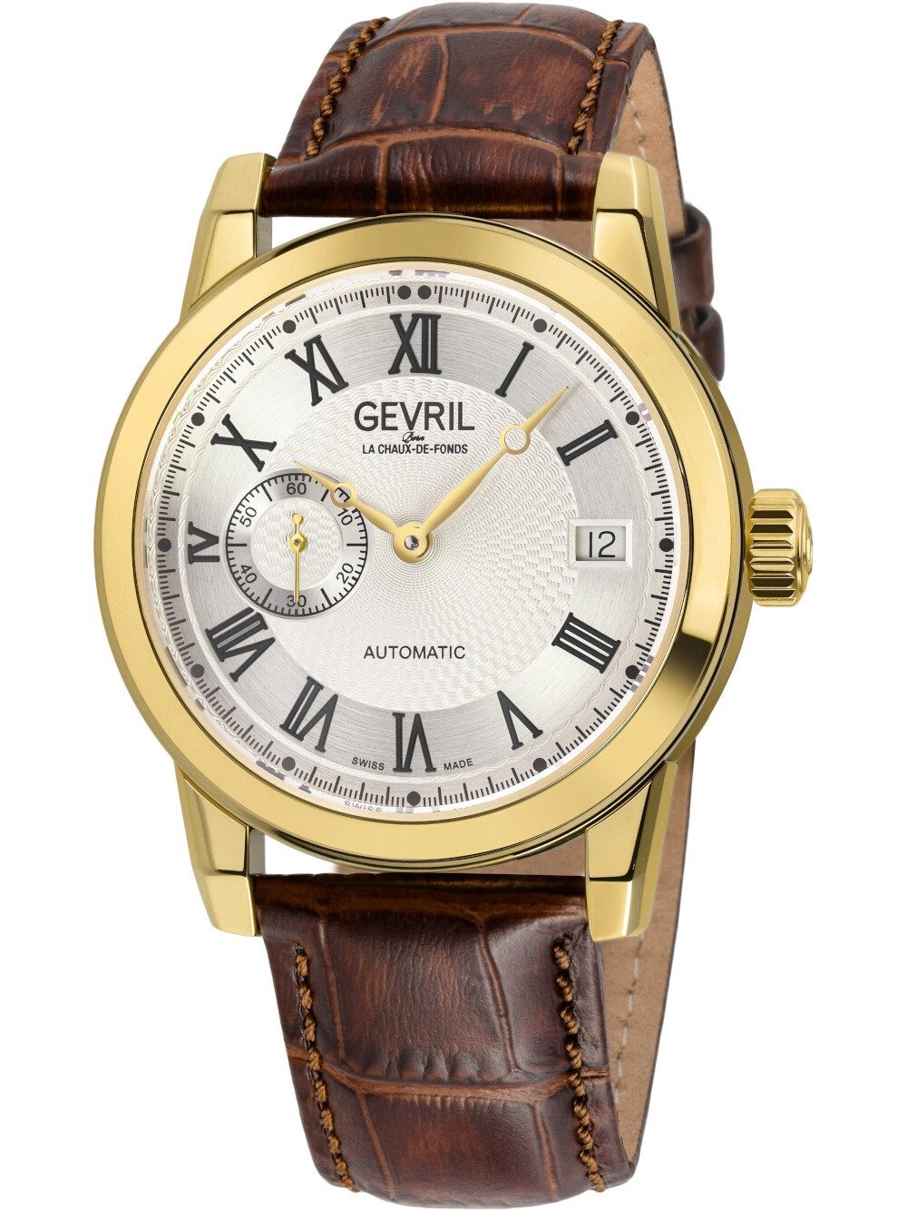 Gevril Automatikuhr Gevril 2564 Herrenuhr Madison Automatik 39mm 5ATM Gevril 2564 Herrenuhr Madison Automatik 39mm 5ATM