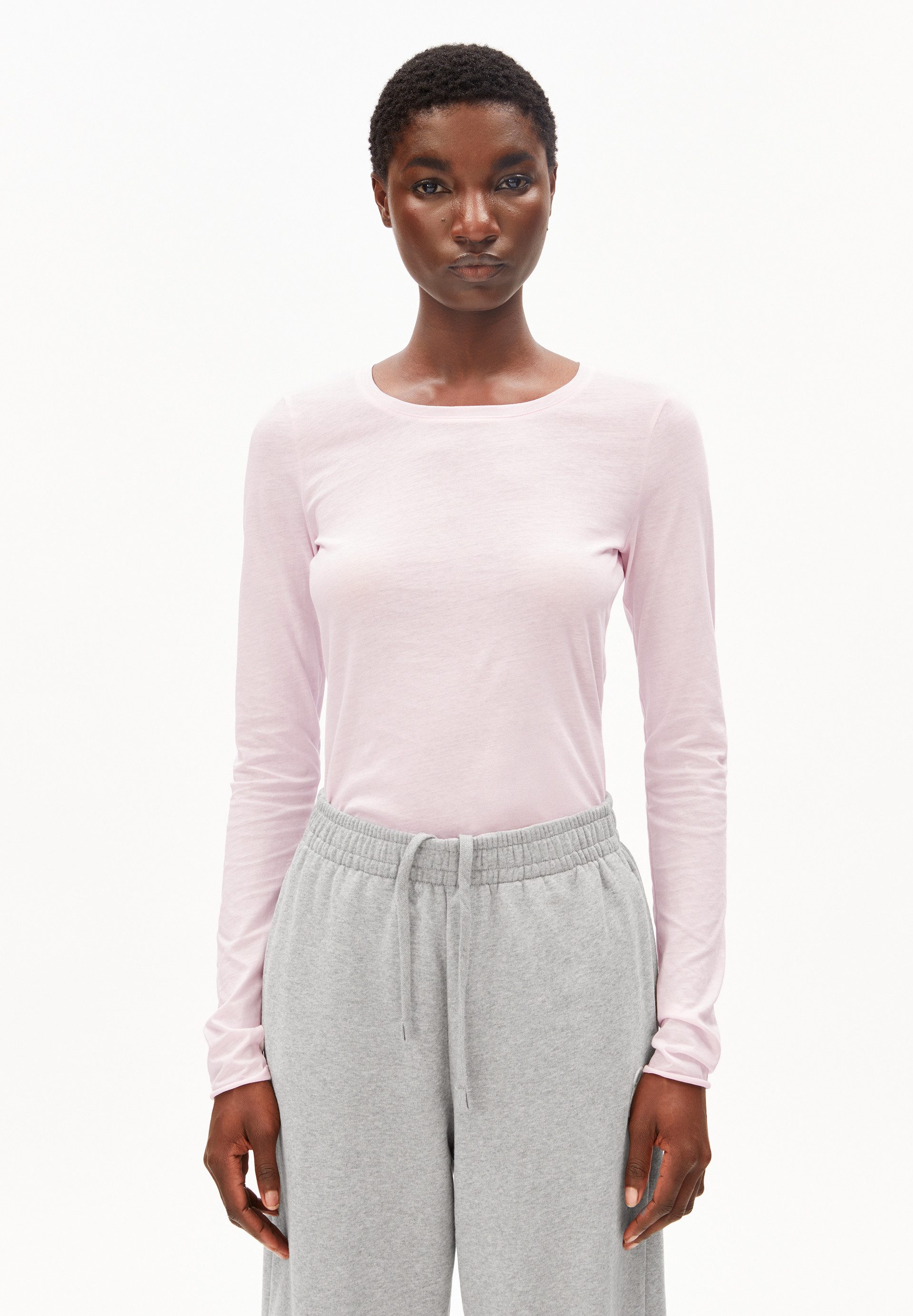 Longsleeve EINIAARA SOFT Longsleeve aus Bio-Baumwolle