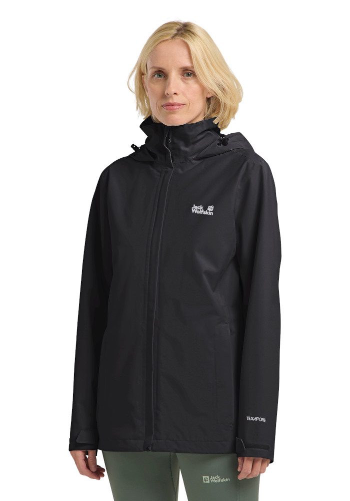 Jack Wolfskin Outdoorjacke TRAILTIME 2L JKT W wasserdicht, winddicht, atmungsaktiv, mit 6000er Atmungsaktivität